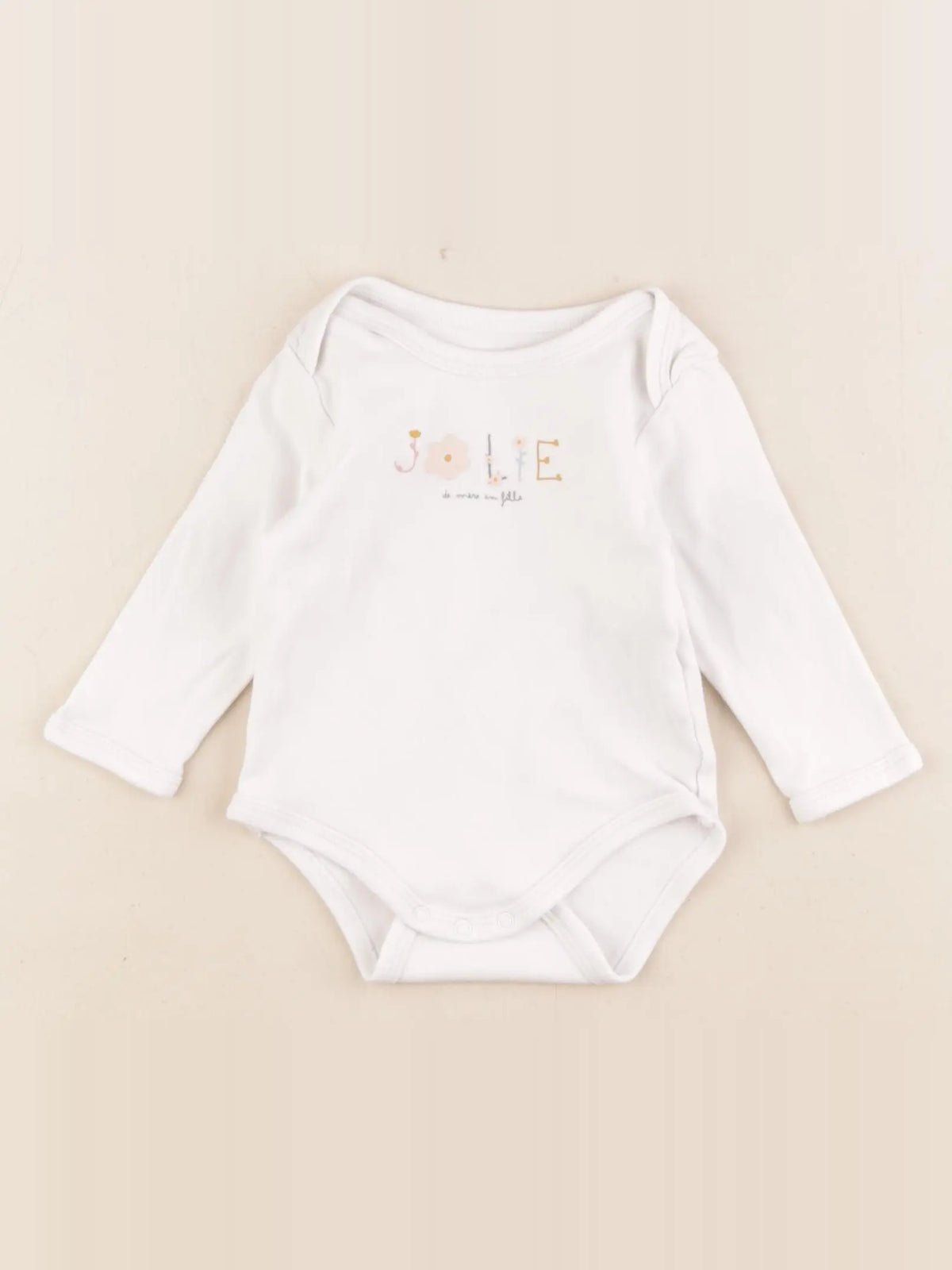 Vertbaudet - body blanc - 6 mois