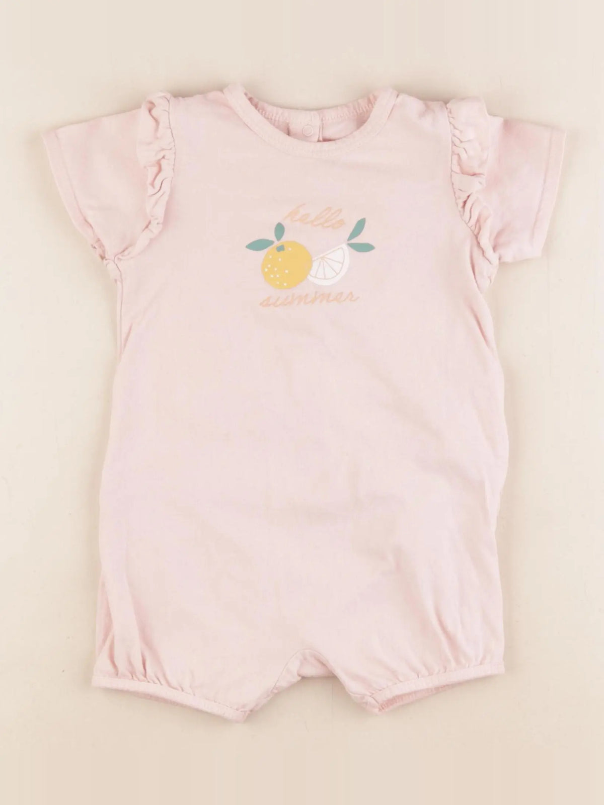 Vertbaudet - pyjama coton rose - 18 mois