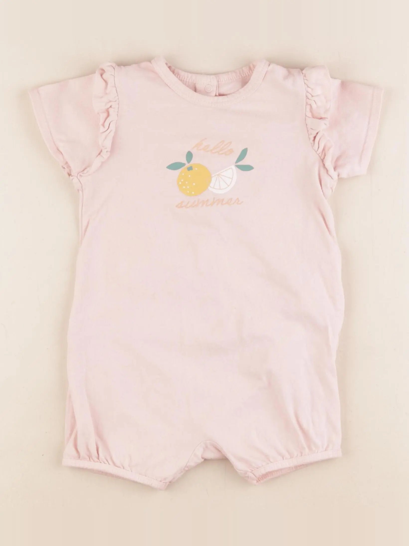 Vertbaudet - pyjama coton rose - 18 mois