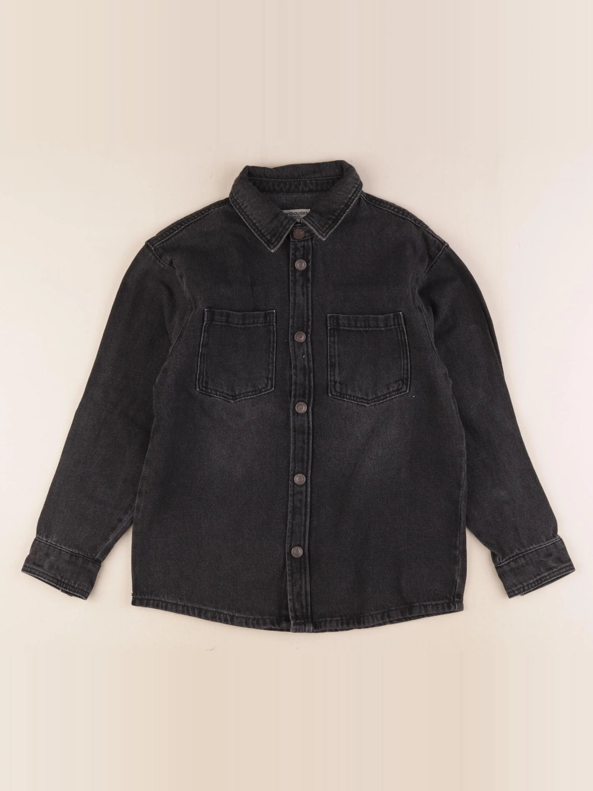 Vertbaudet - chemise noir - 10 ans