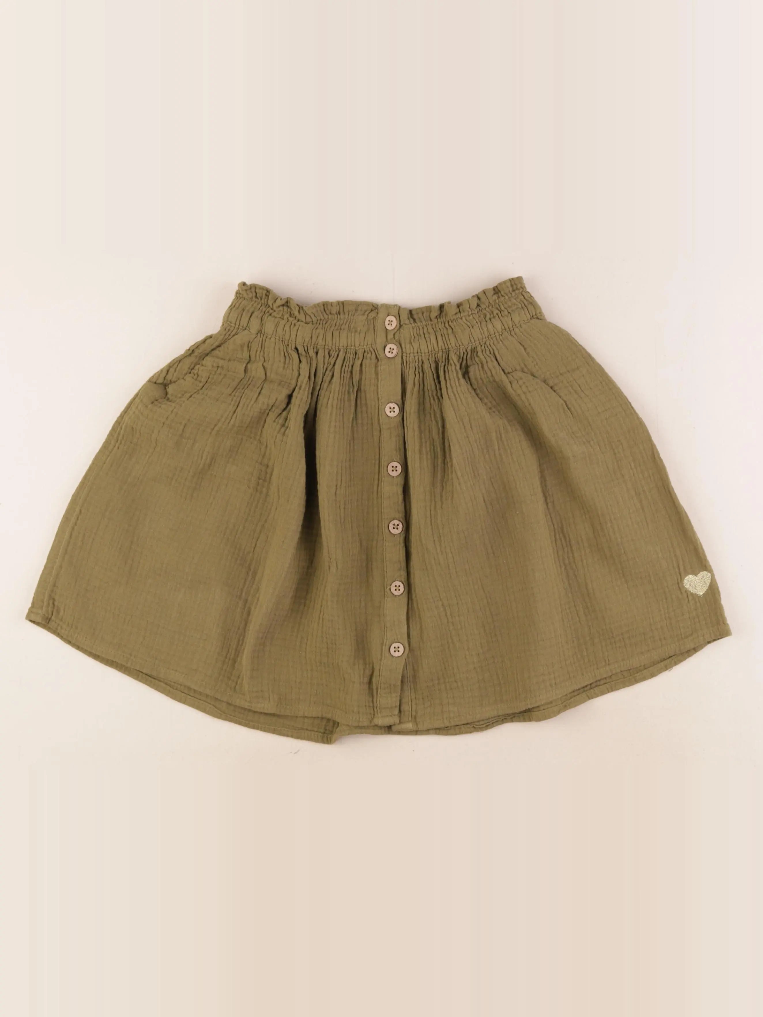 Vertbaudet - jupe vert - 10 ans