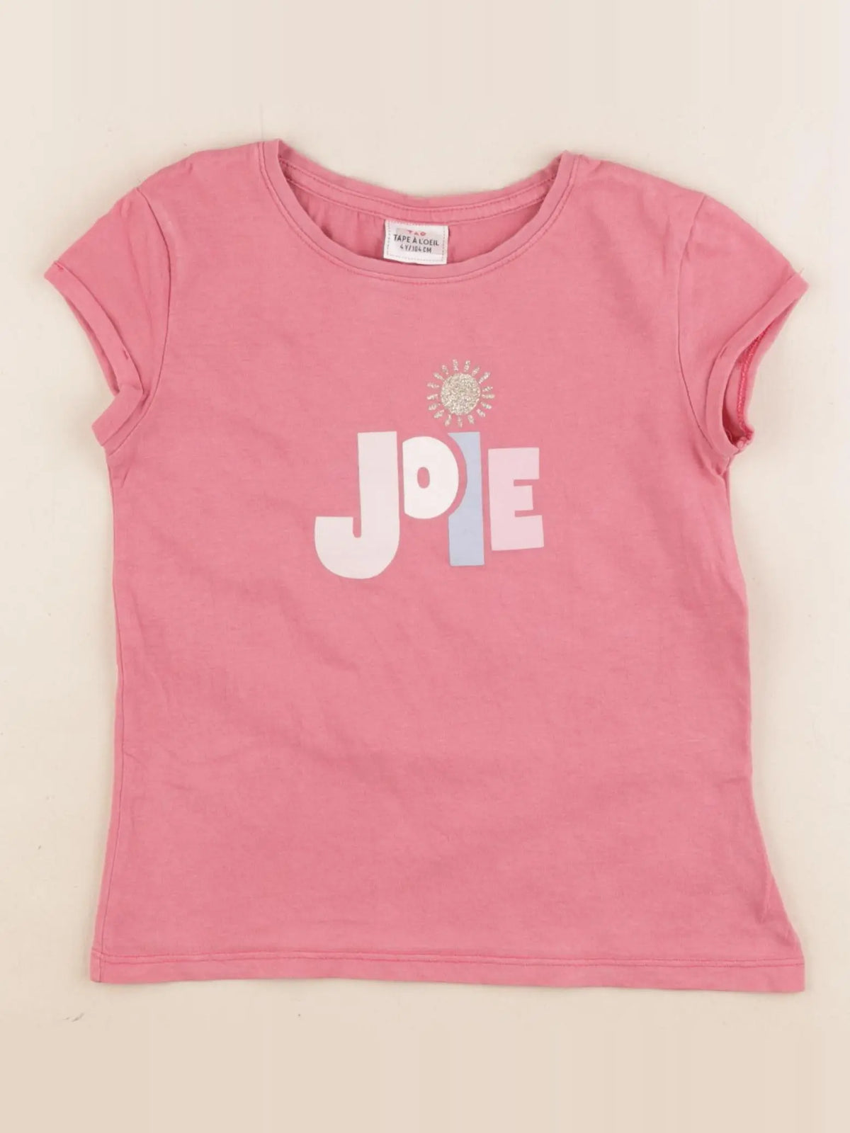 Tape à l'oeil - tee-shirt rose - 4 ans