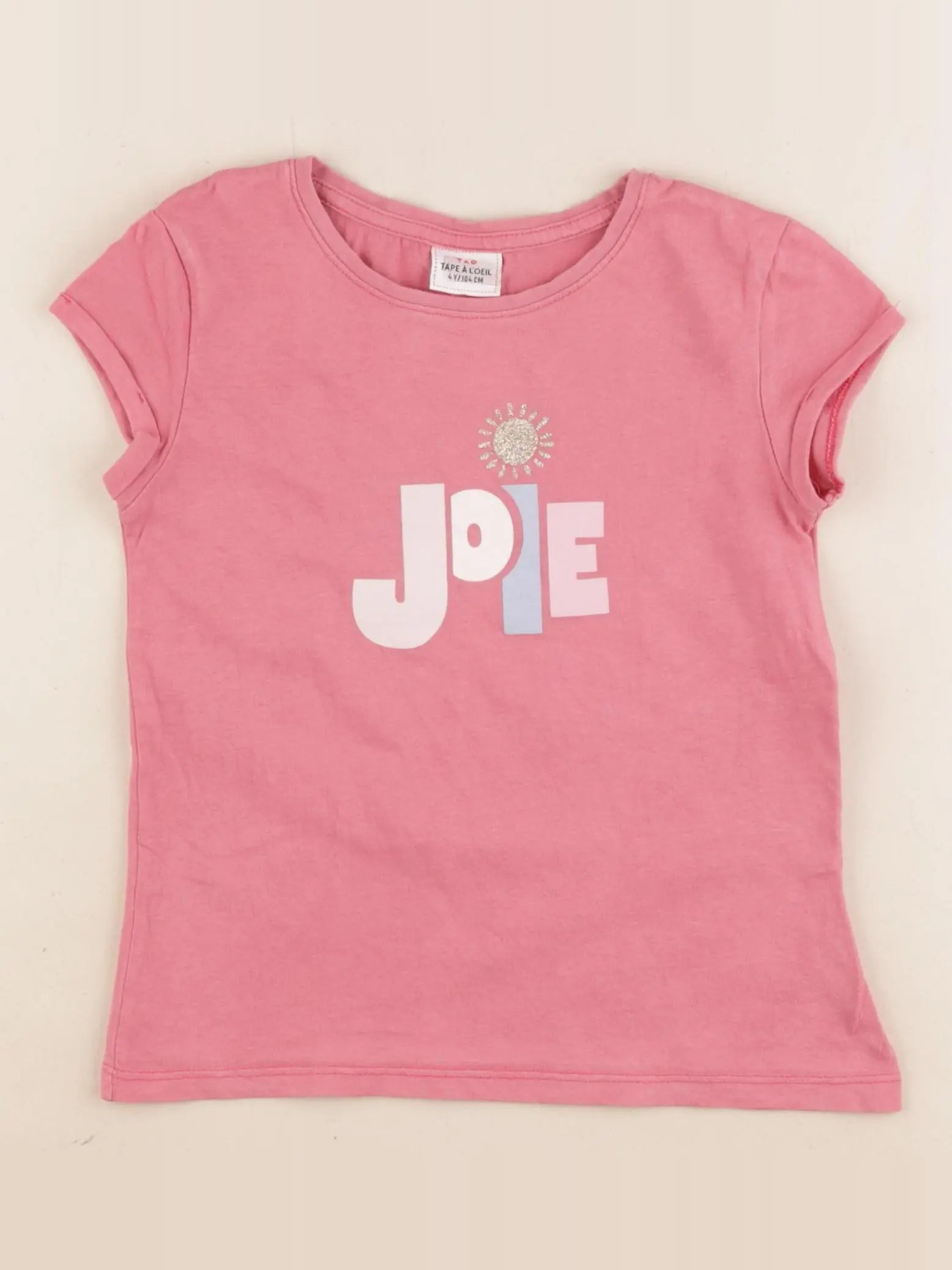 Tape à l'oeil - tee-shirt rose - 4 ans