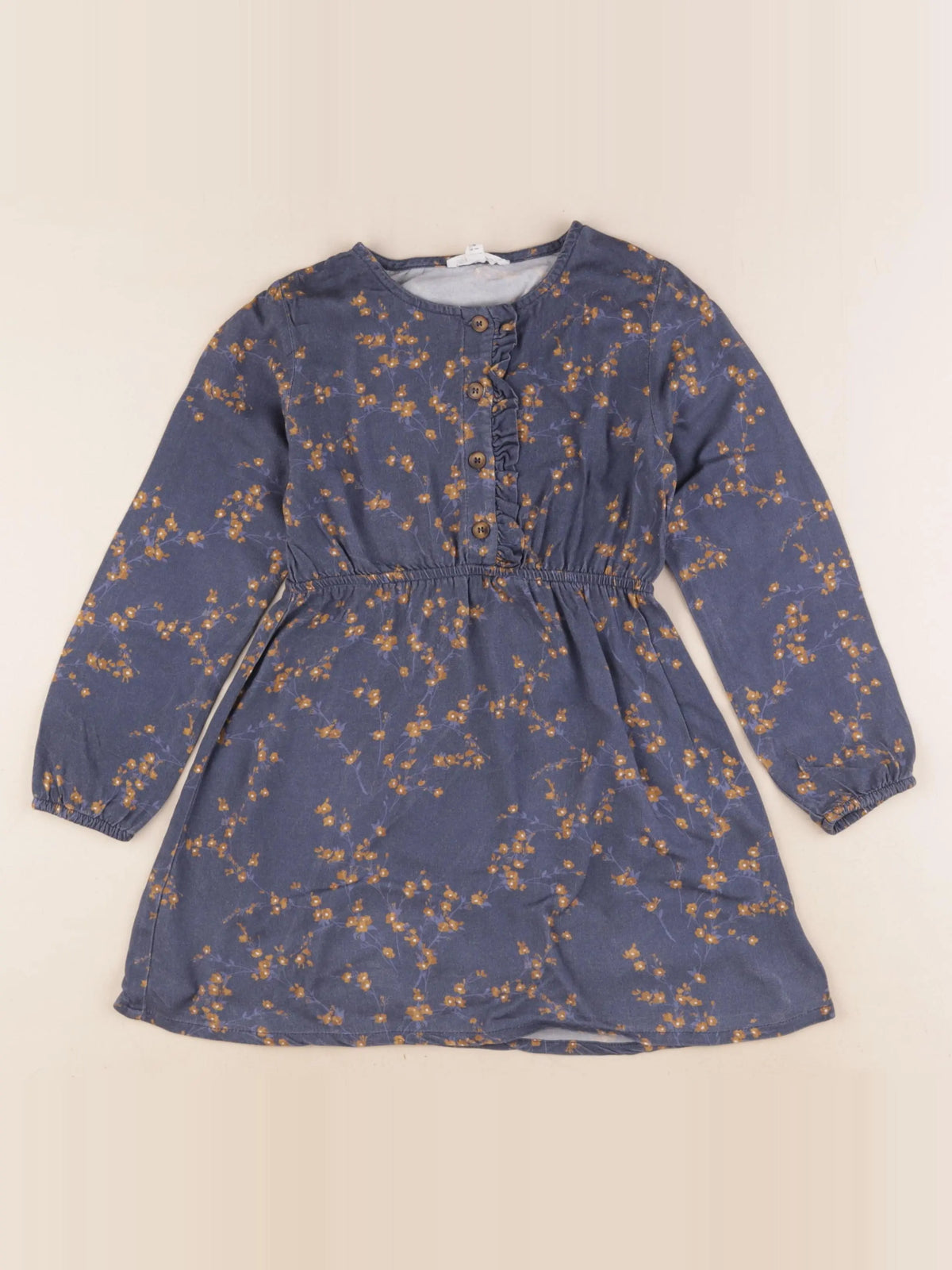 Eden & Victor - robe bleu - 5 ans