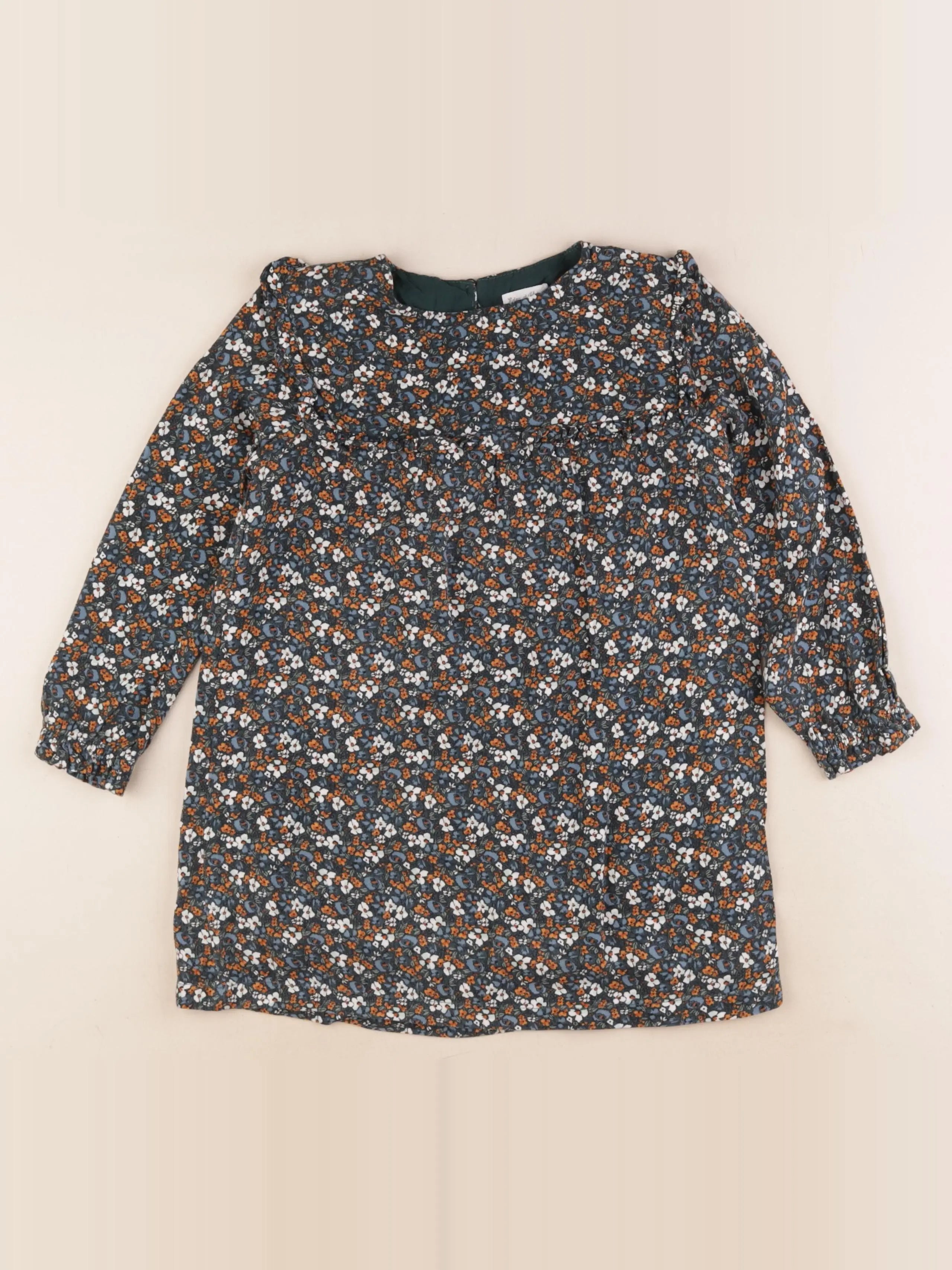 Eden & Victor - robe vert - 6 ans