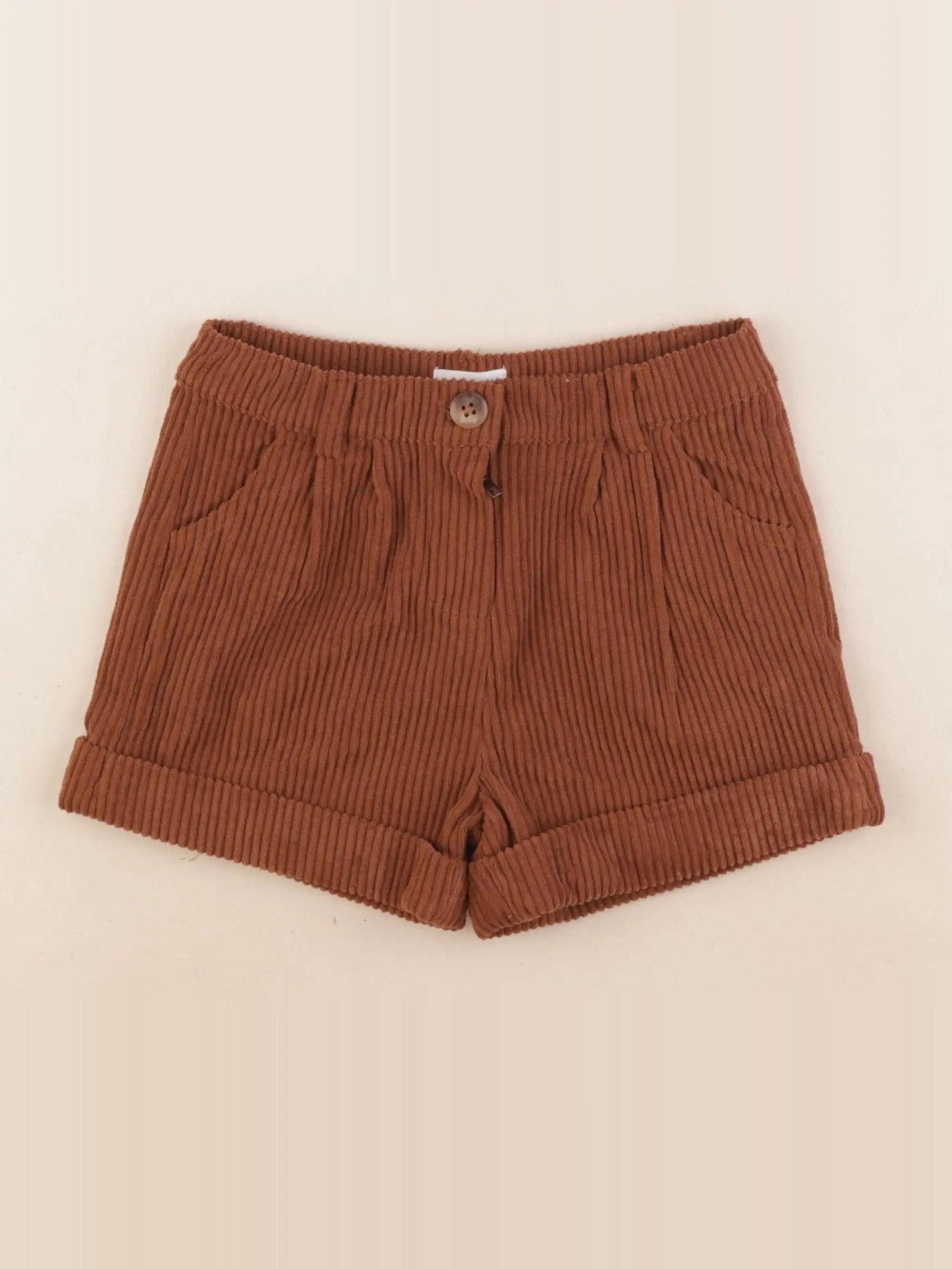 Vertbaudet - short marron - 5 ans
