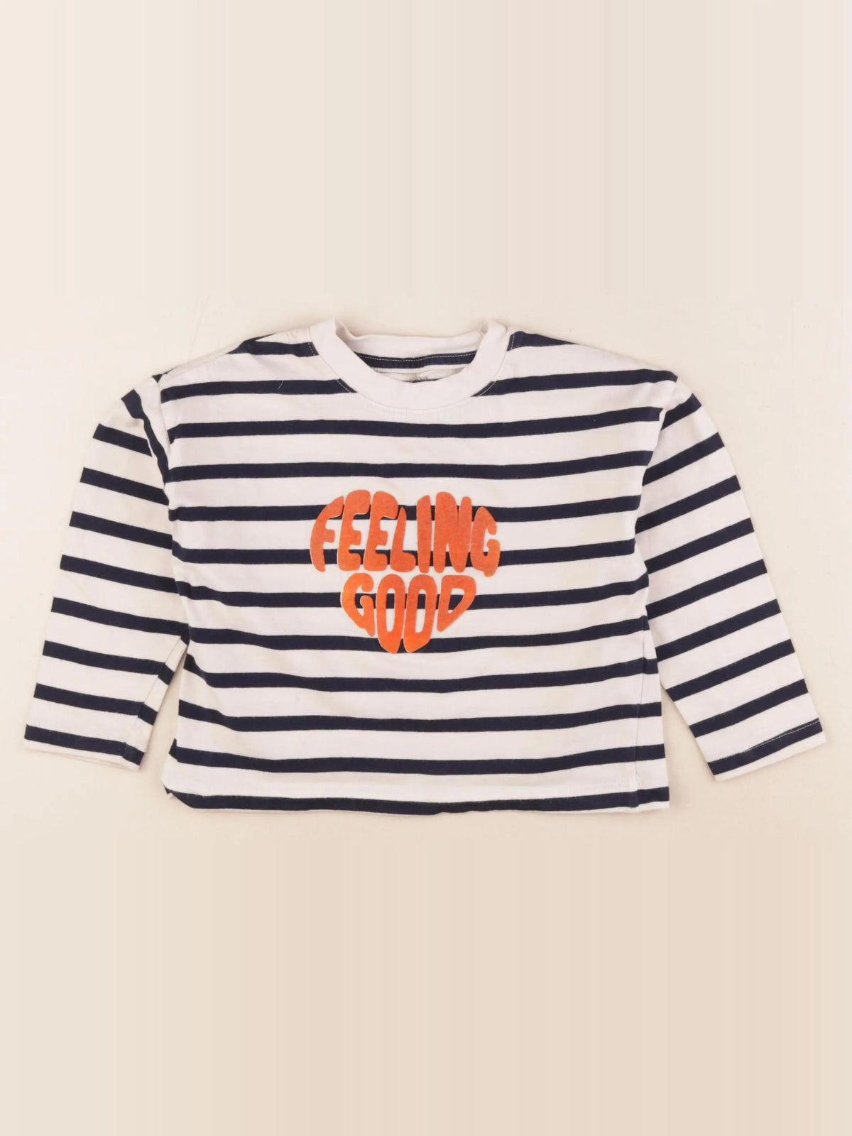 Monoprix - tee-shirt bleu, beige - 4 ans