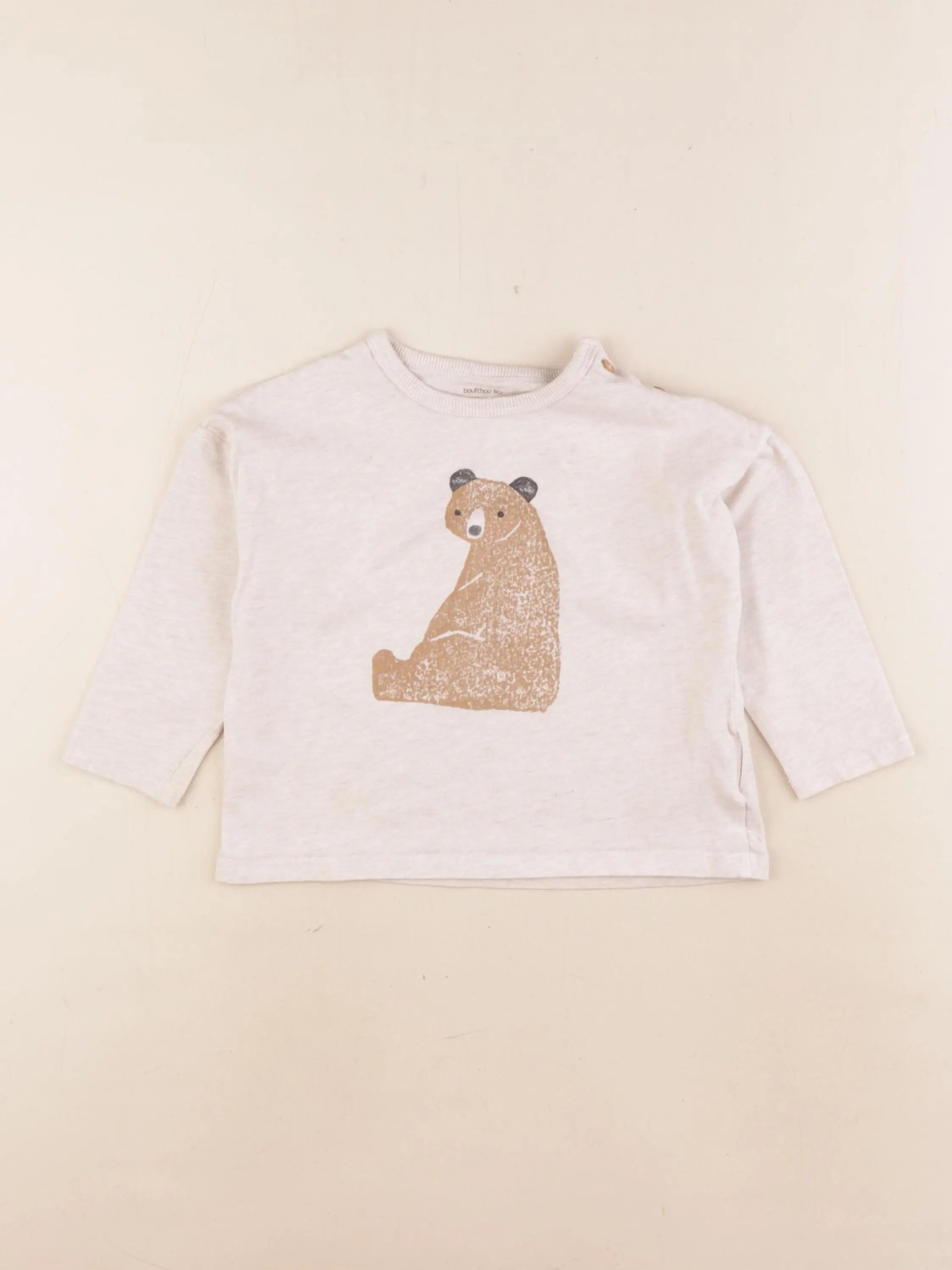 Boutchou - tee-shirt marron - 36 mois