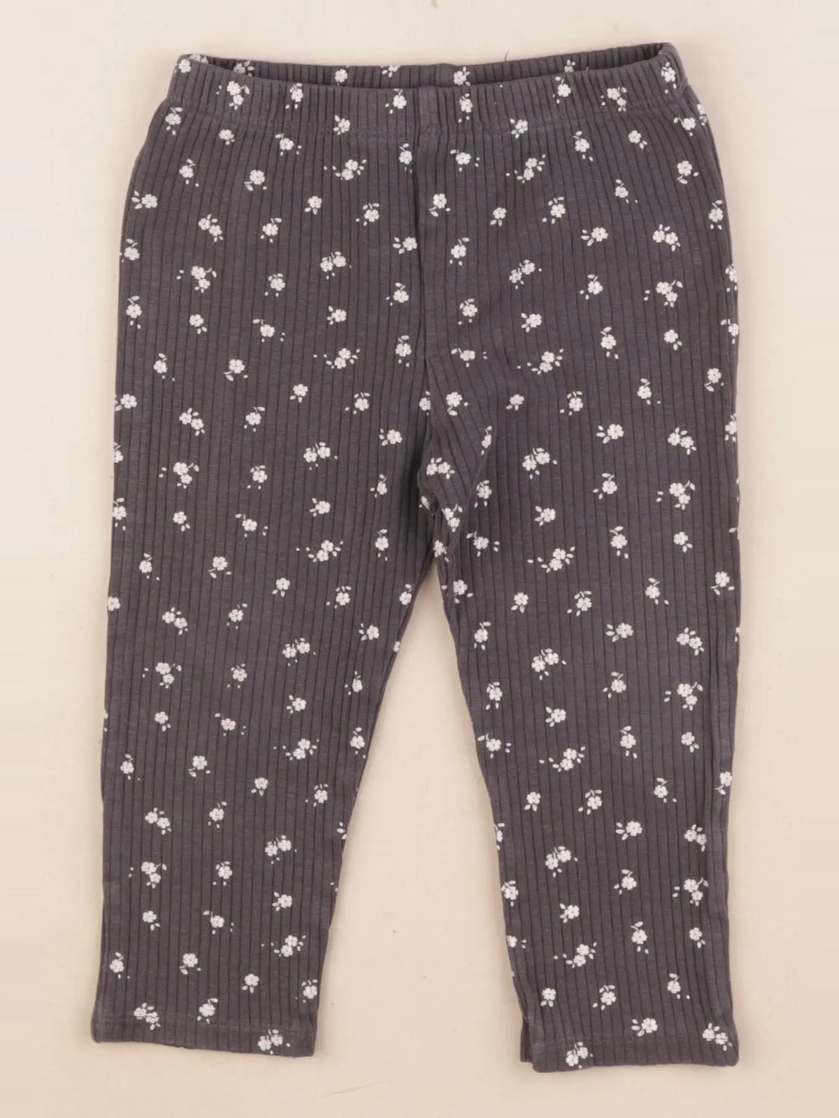 Vertbaudet - legging gris - 24 mois