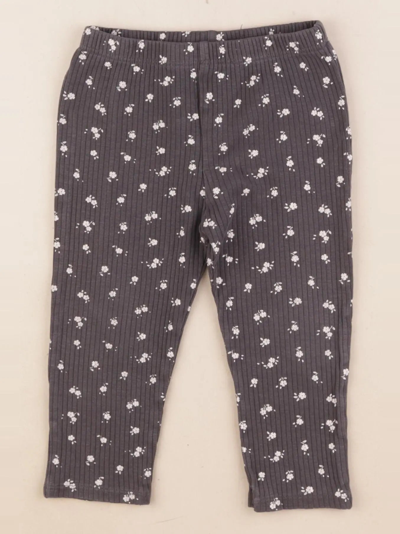 Vertbaudet - legging gris - 24 mois