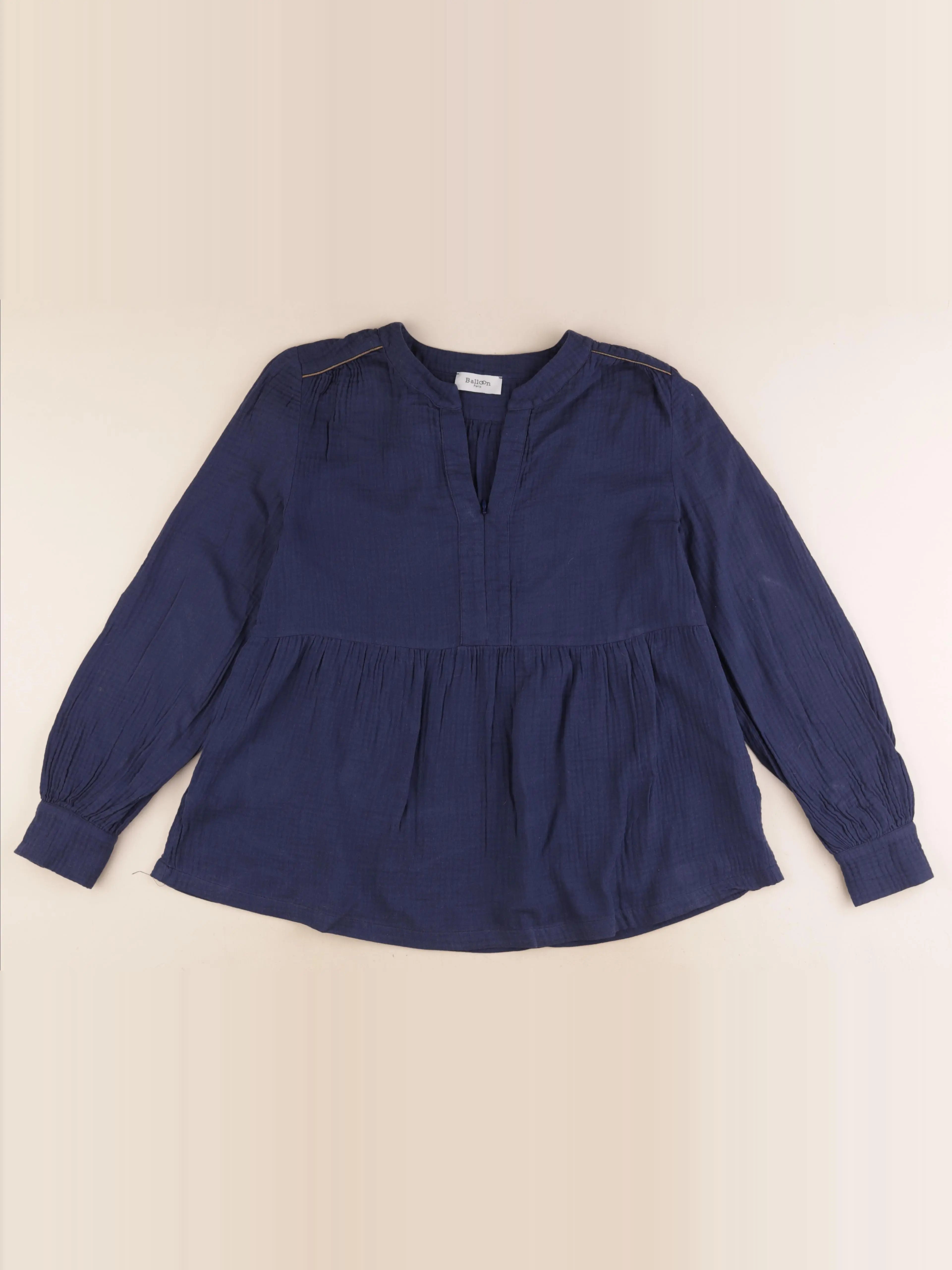 Balloon - blouse grossesse bleu - s