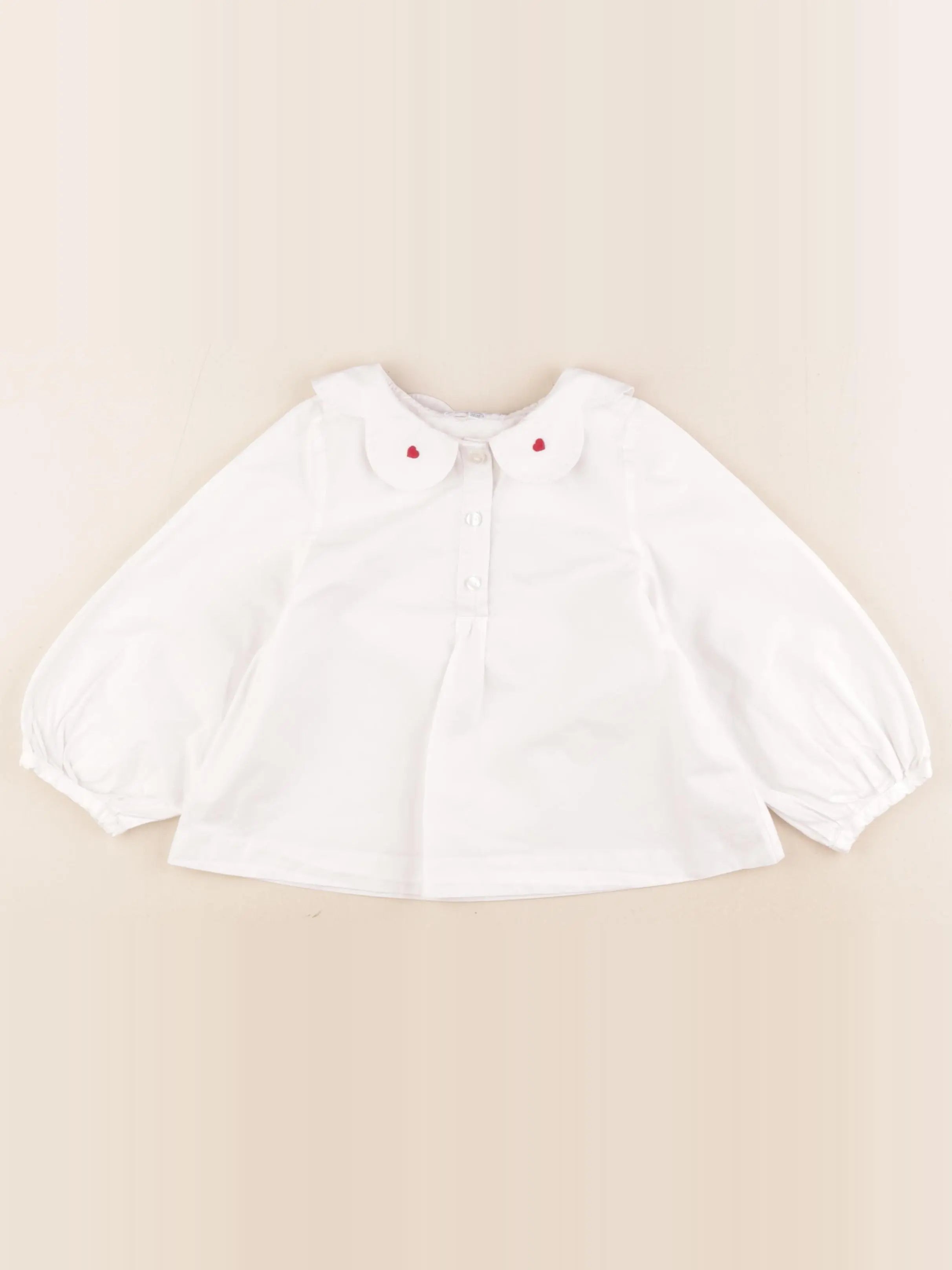 Jacadi - blouse blanc - 36 mois