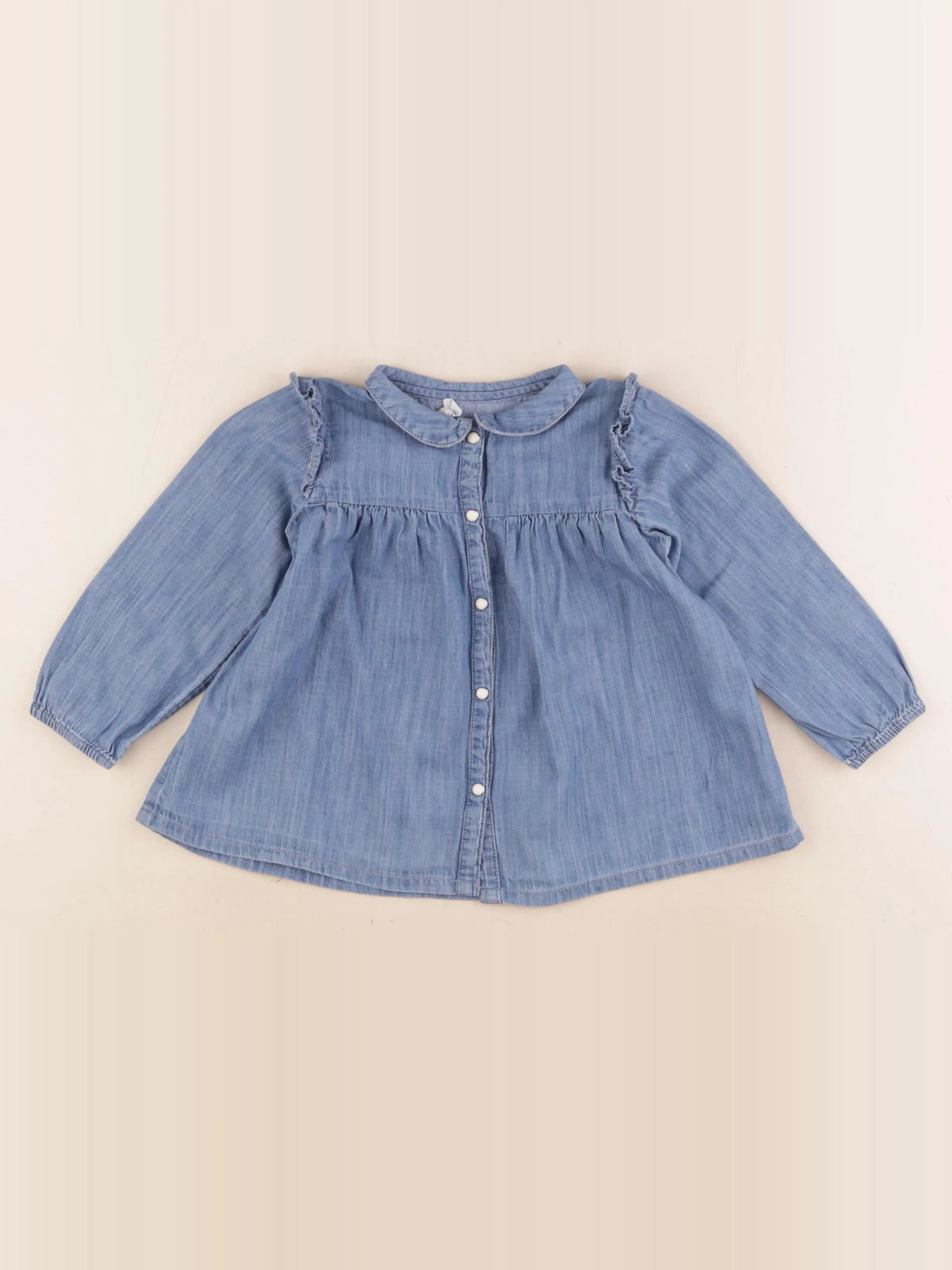 Boutchou - blouse bleu - 36 mois