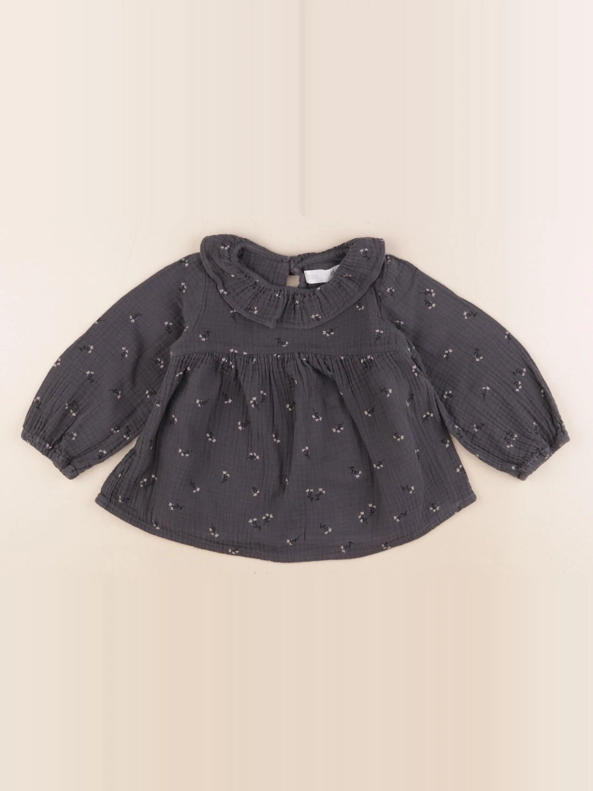 Zara - blouse gris - 3/4 ans