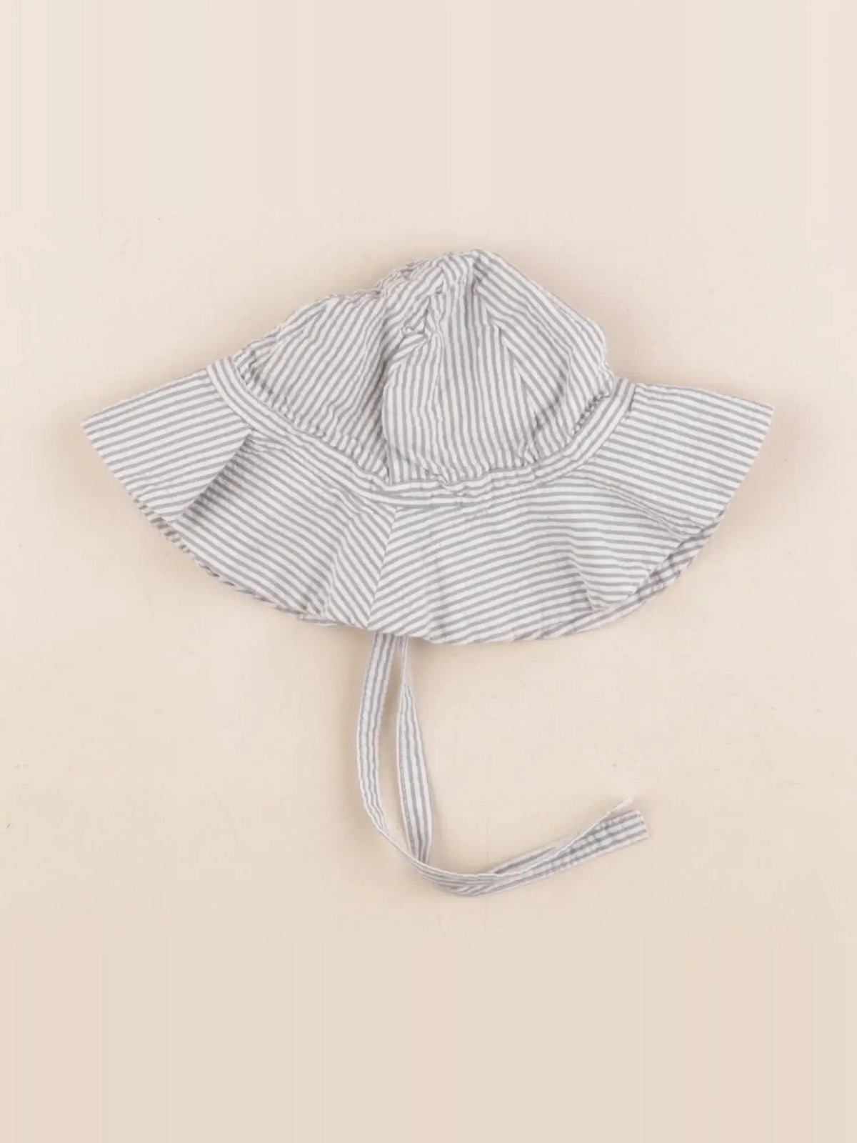 Petit Bateau - chapeau blanc, bleu - 3/6 mois