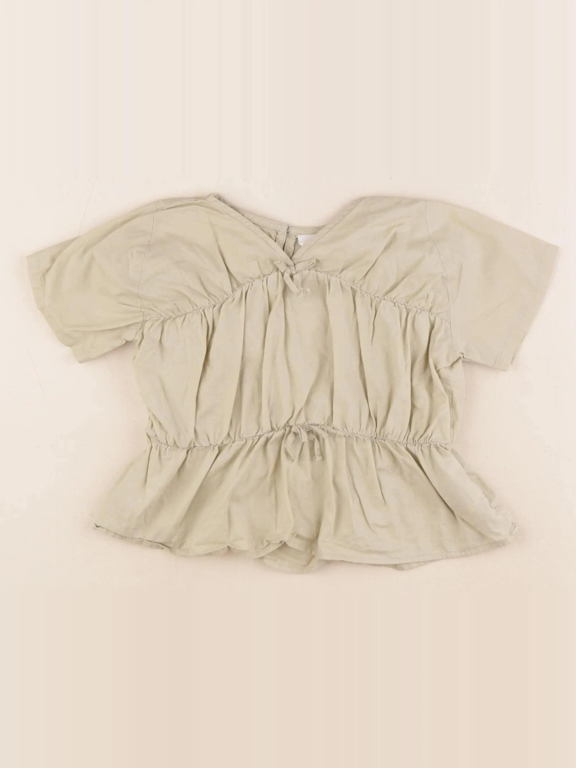 H&M - blouse vert - 4/5 ans
