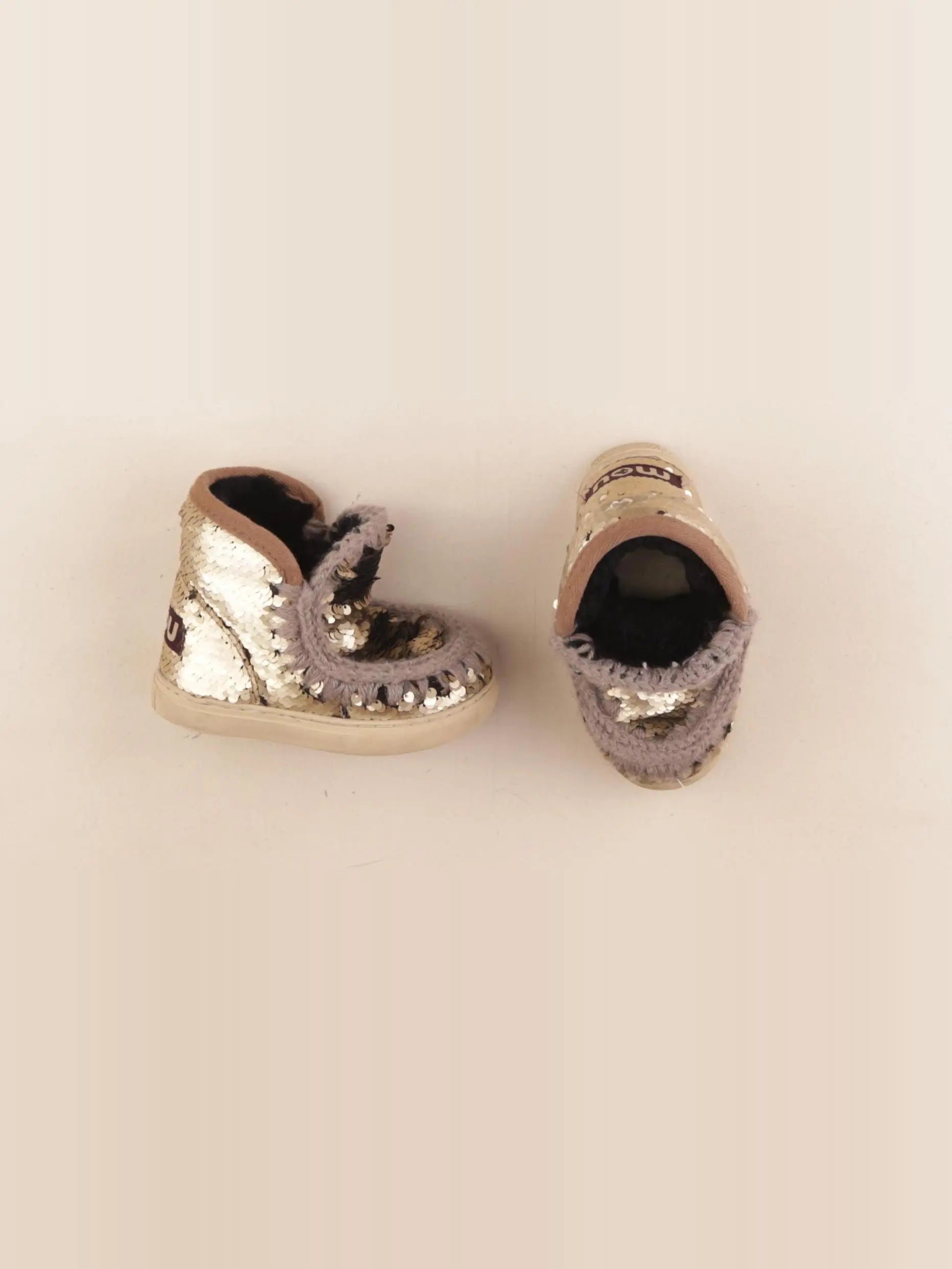 Mou - boots beige, or - pointure 26