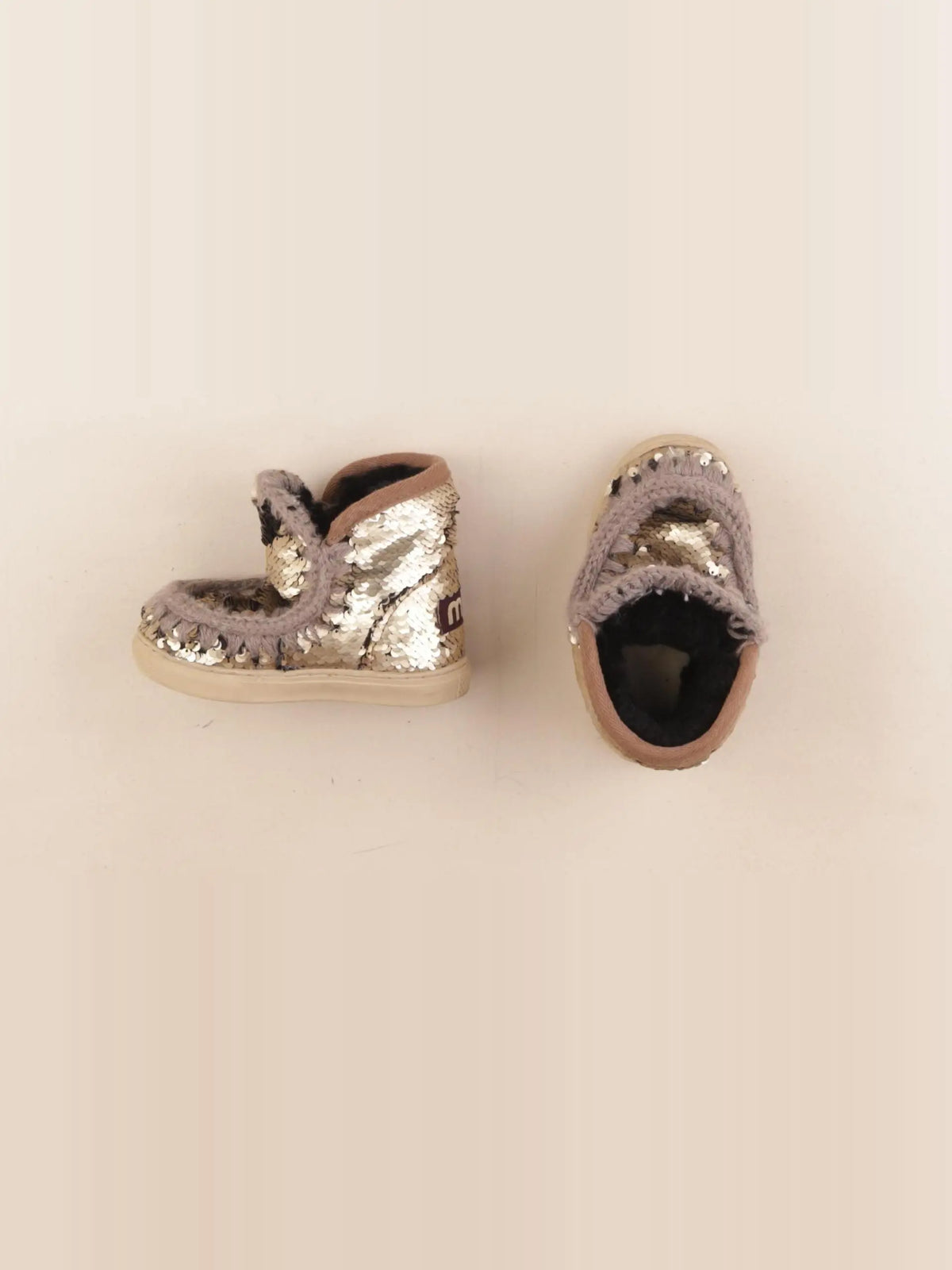 Mou - boots beige, or - pointure 26