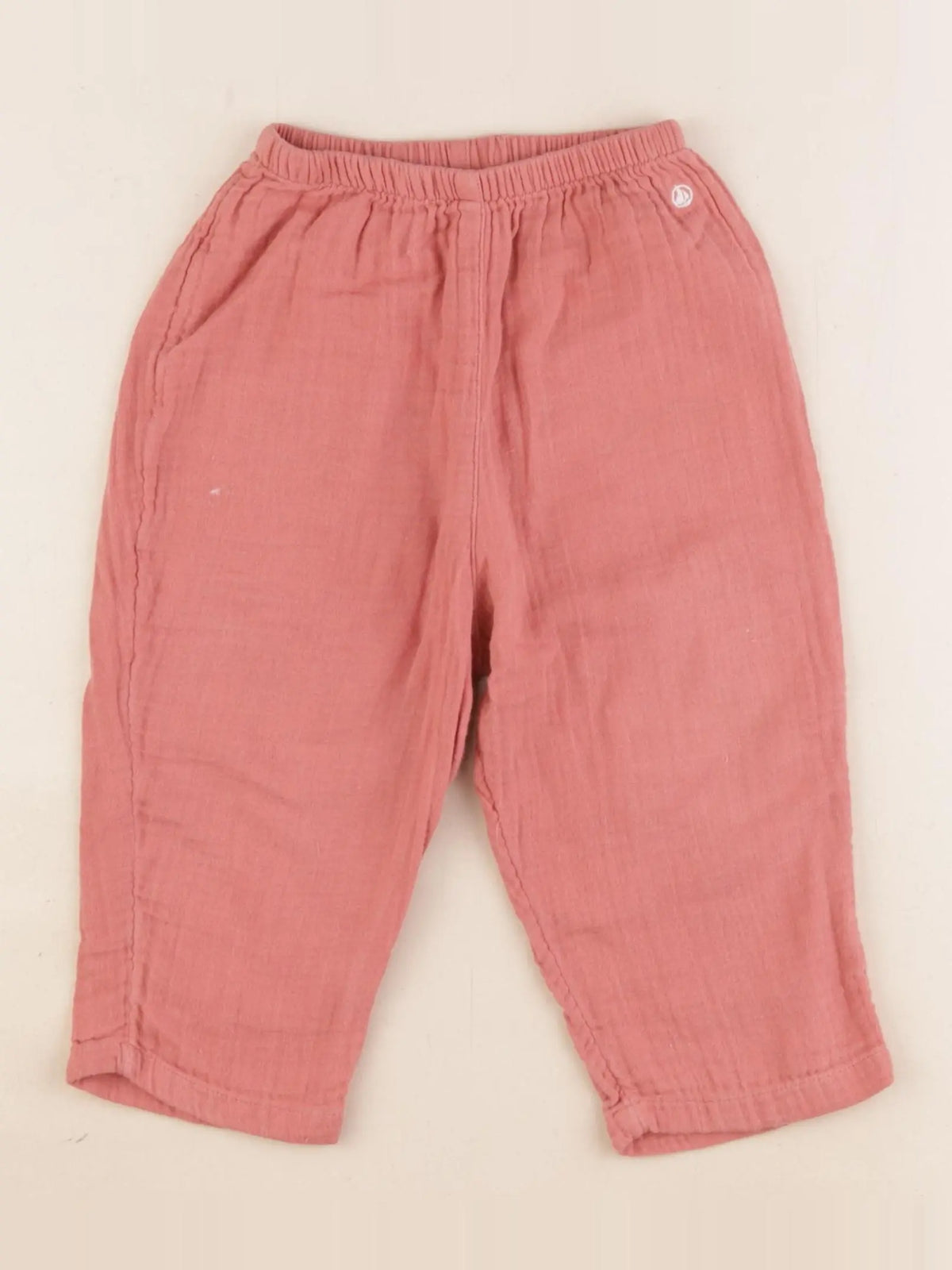 Petit Bateau - pantalon rose - 2 ans