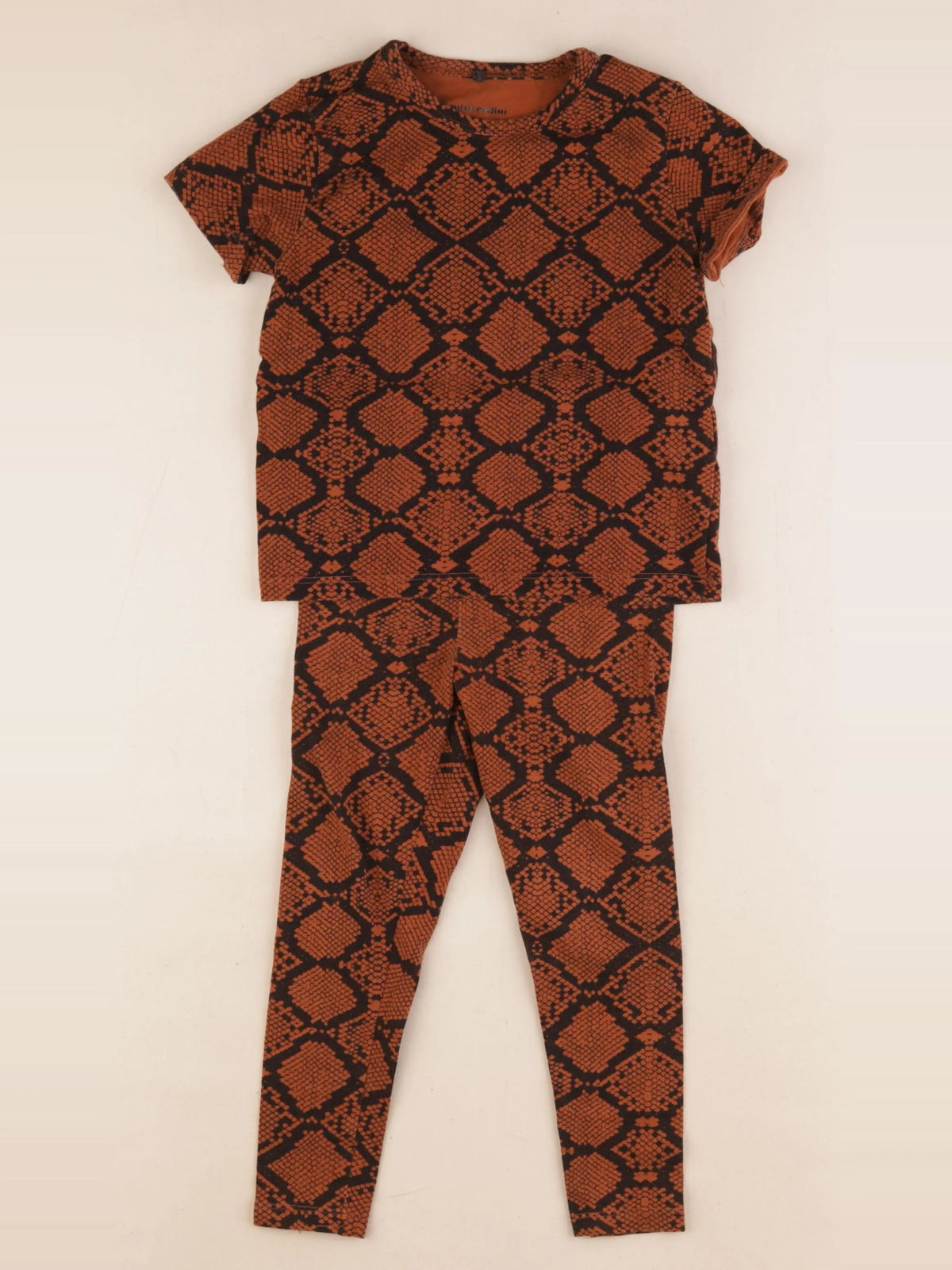 Mini Rodini - ensemble marron - 2/3 ans
