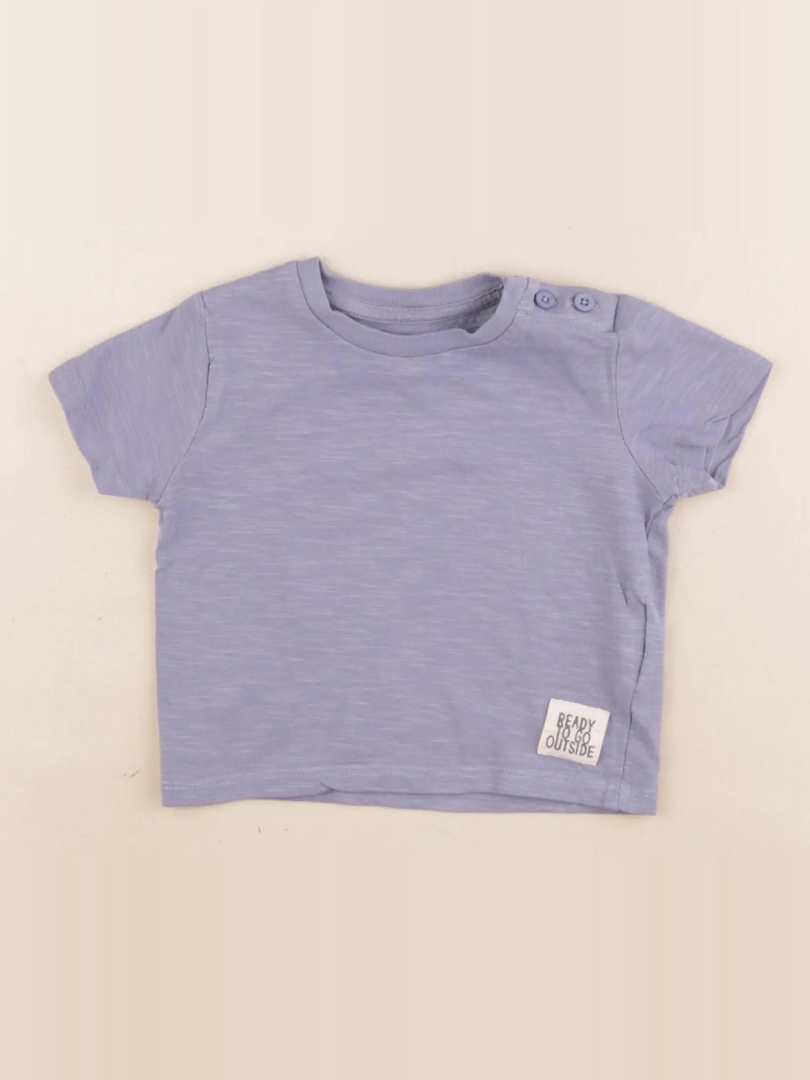 Boutchou - tee-shirt bleu - 12 mois