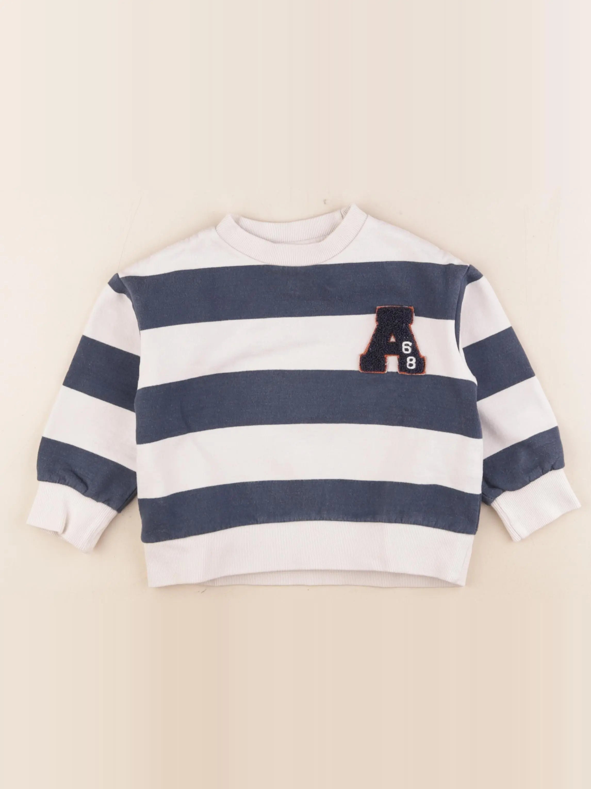 Vertbaudet - sweat bleu - 4 ans