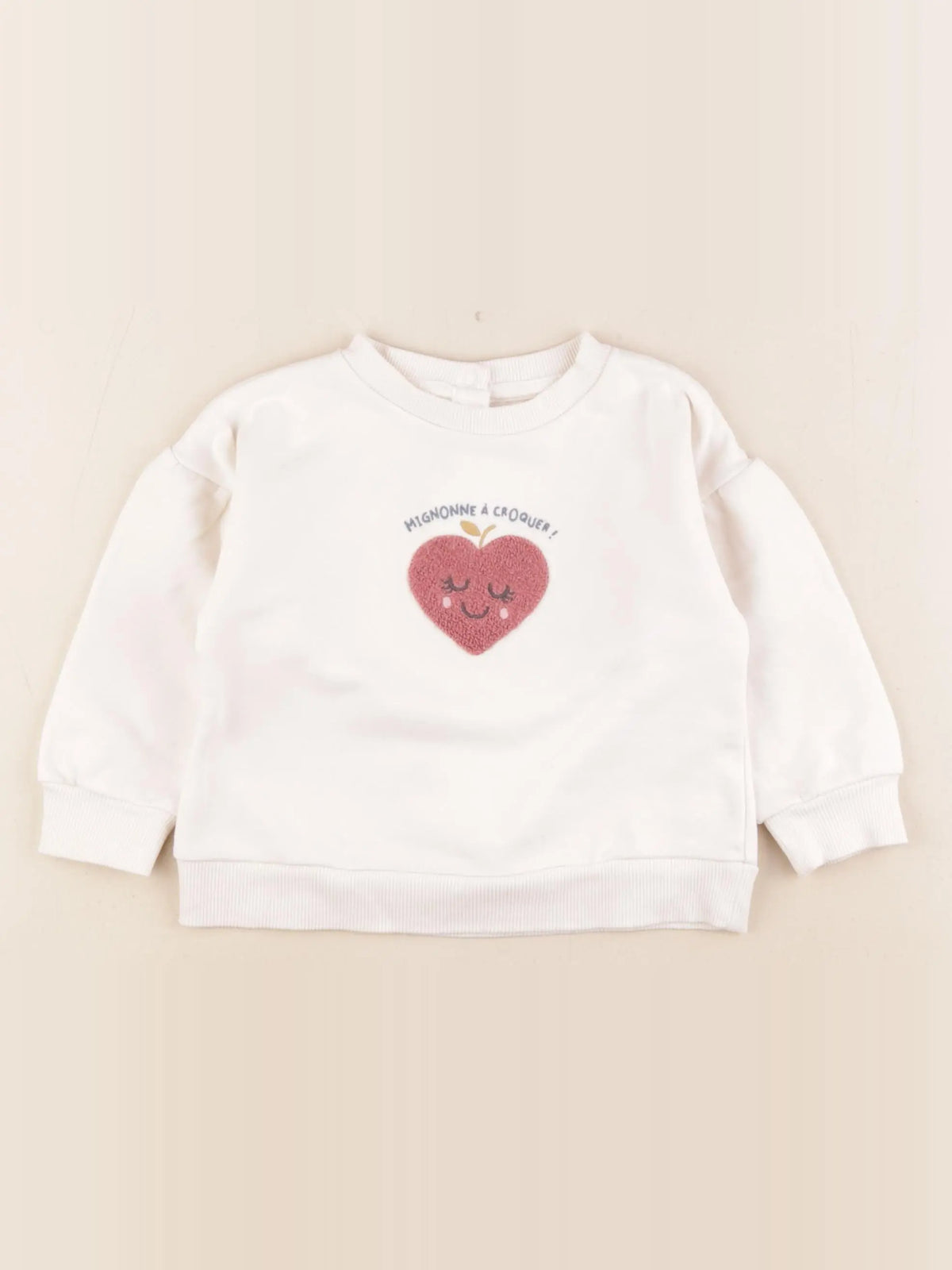 Vertbaudet - sweat multicolore - 18 mois