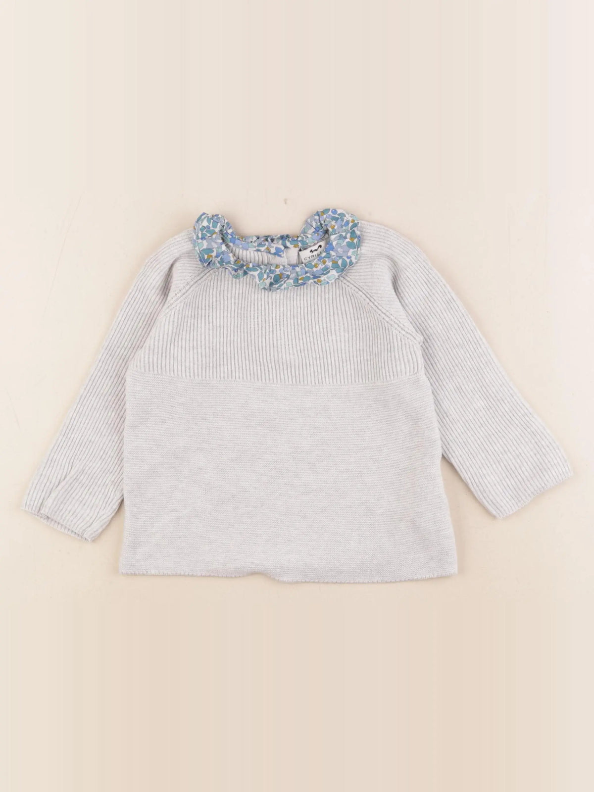Cyrillus - pull gris - 18 mois