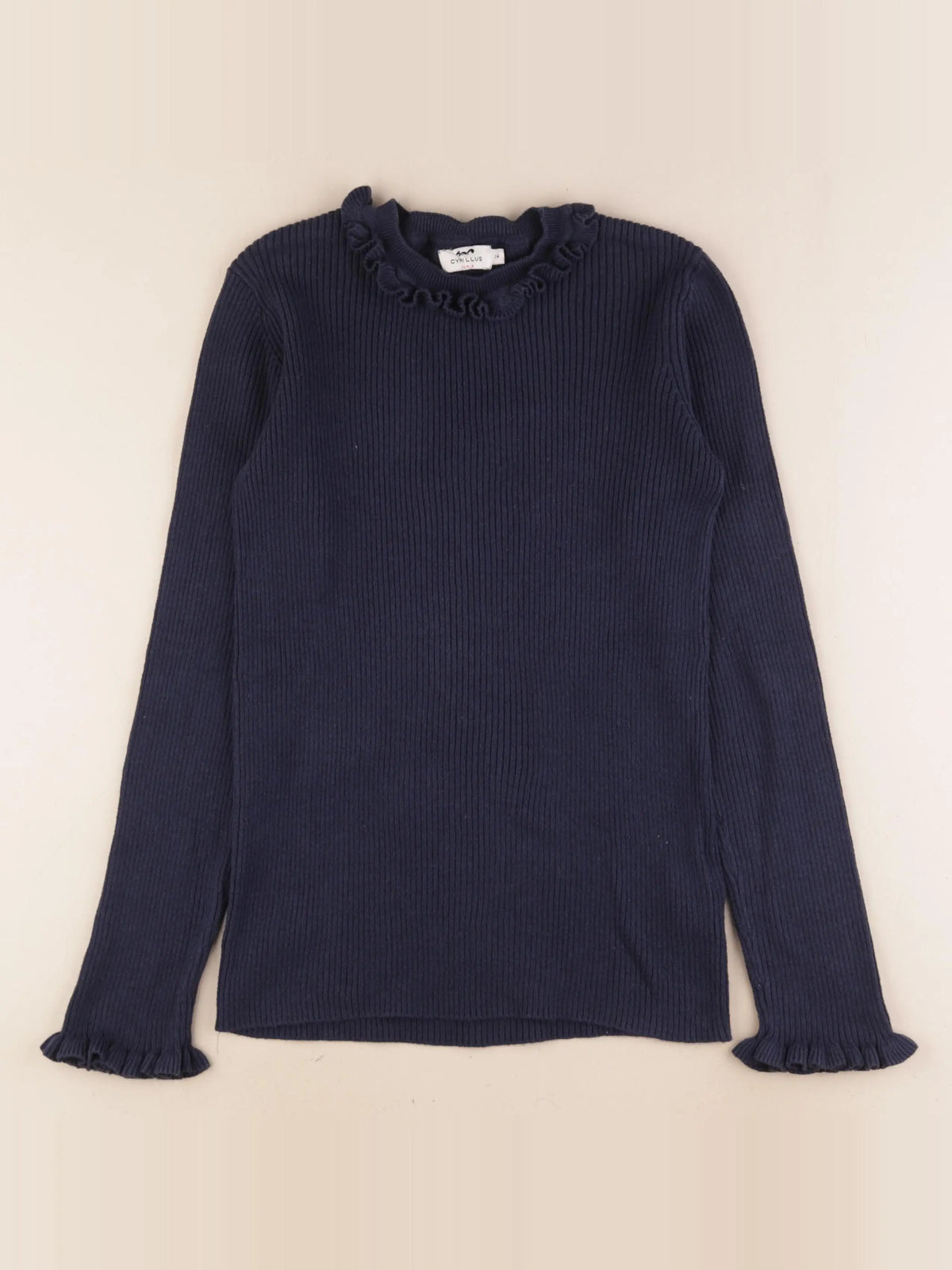 Cyrillus - pull bleu - 14 ans