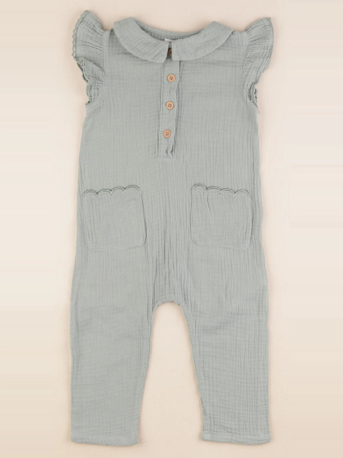 Vertbaudet - combinaison vert - 24 mois