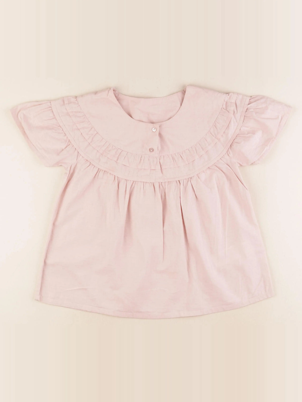 Cyrillus - blouse rose - 10 ans