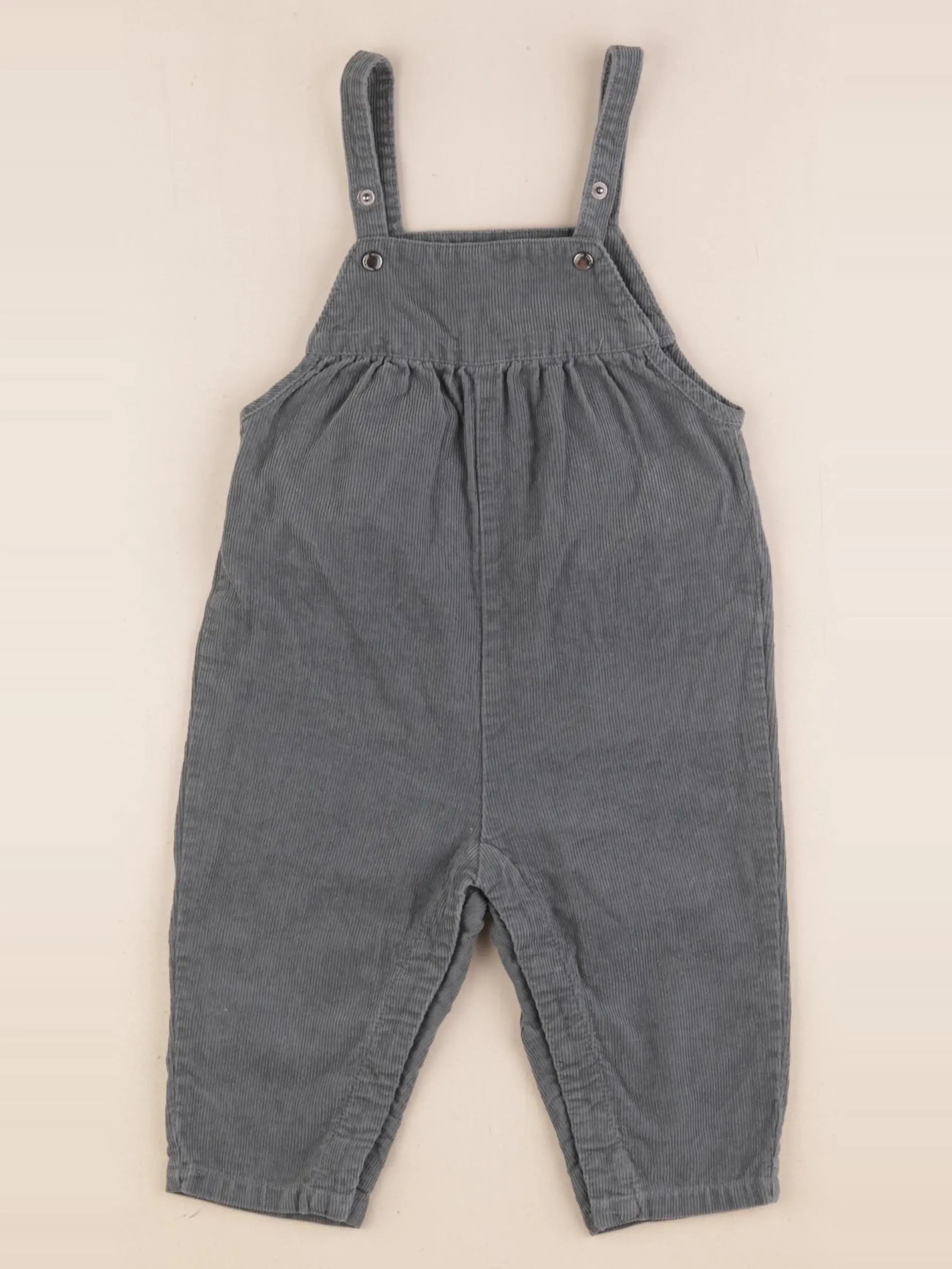 Vertbaudet - salopette vert - 12 mois