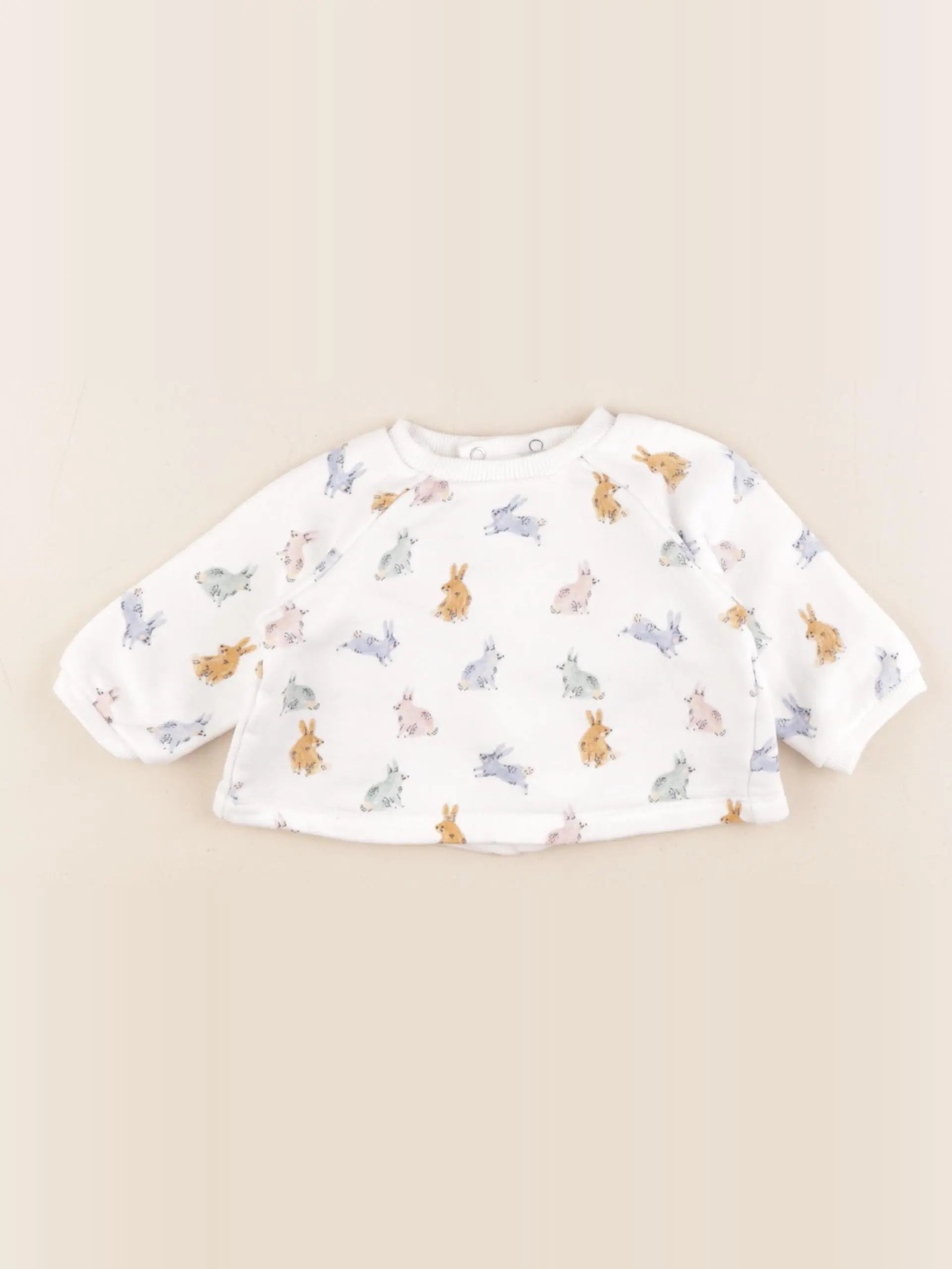 Boutchou - sweat blanc - 3 mois