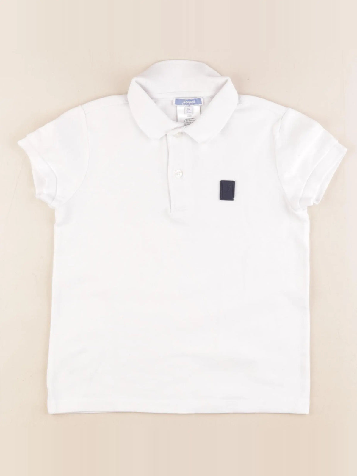 Jacadi - polo blanc - 6 ans