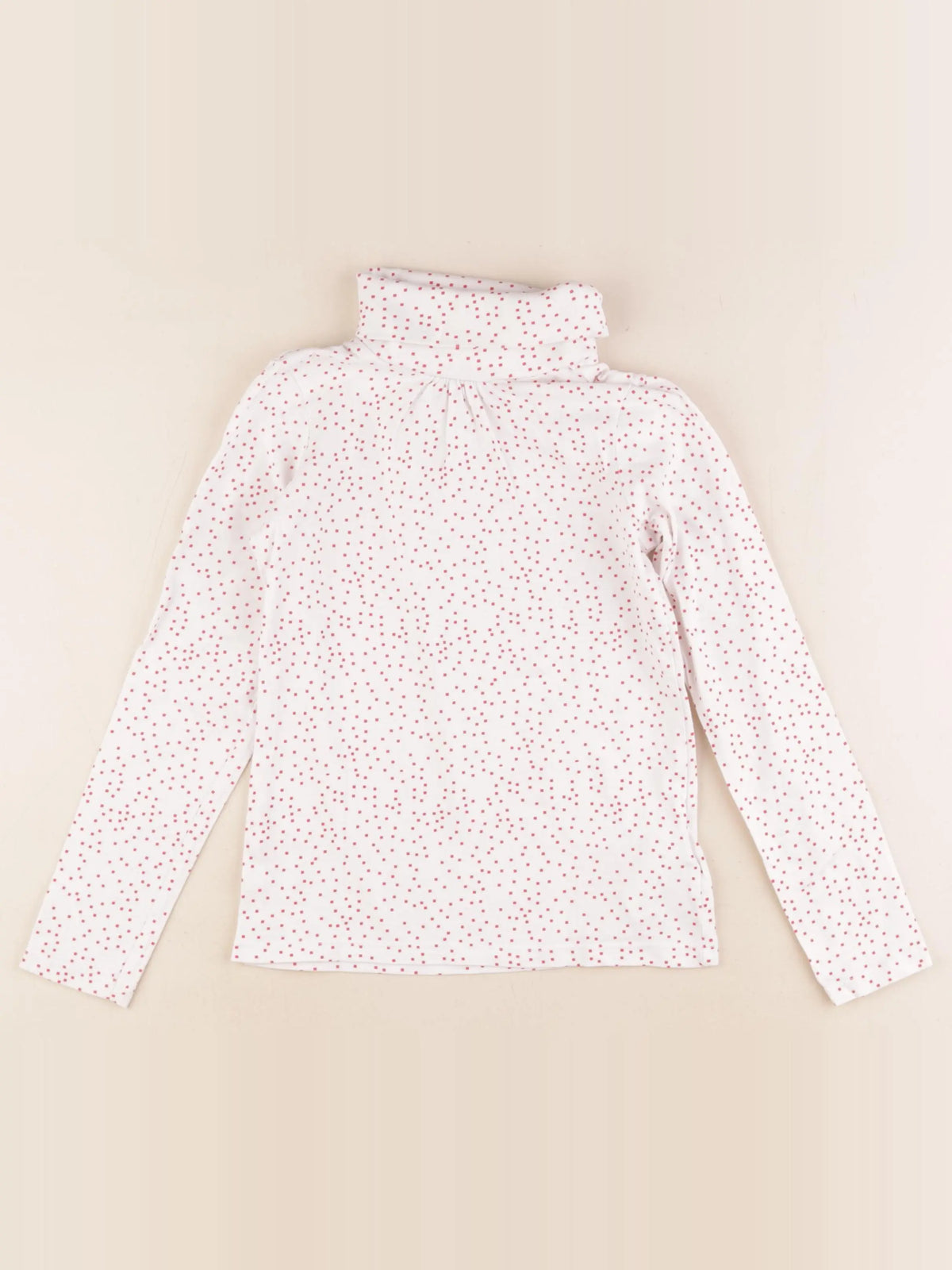 Vertbaudet - sous-pull blanc - 8 ans