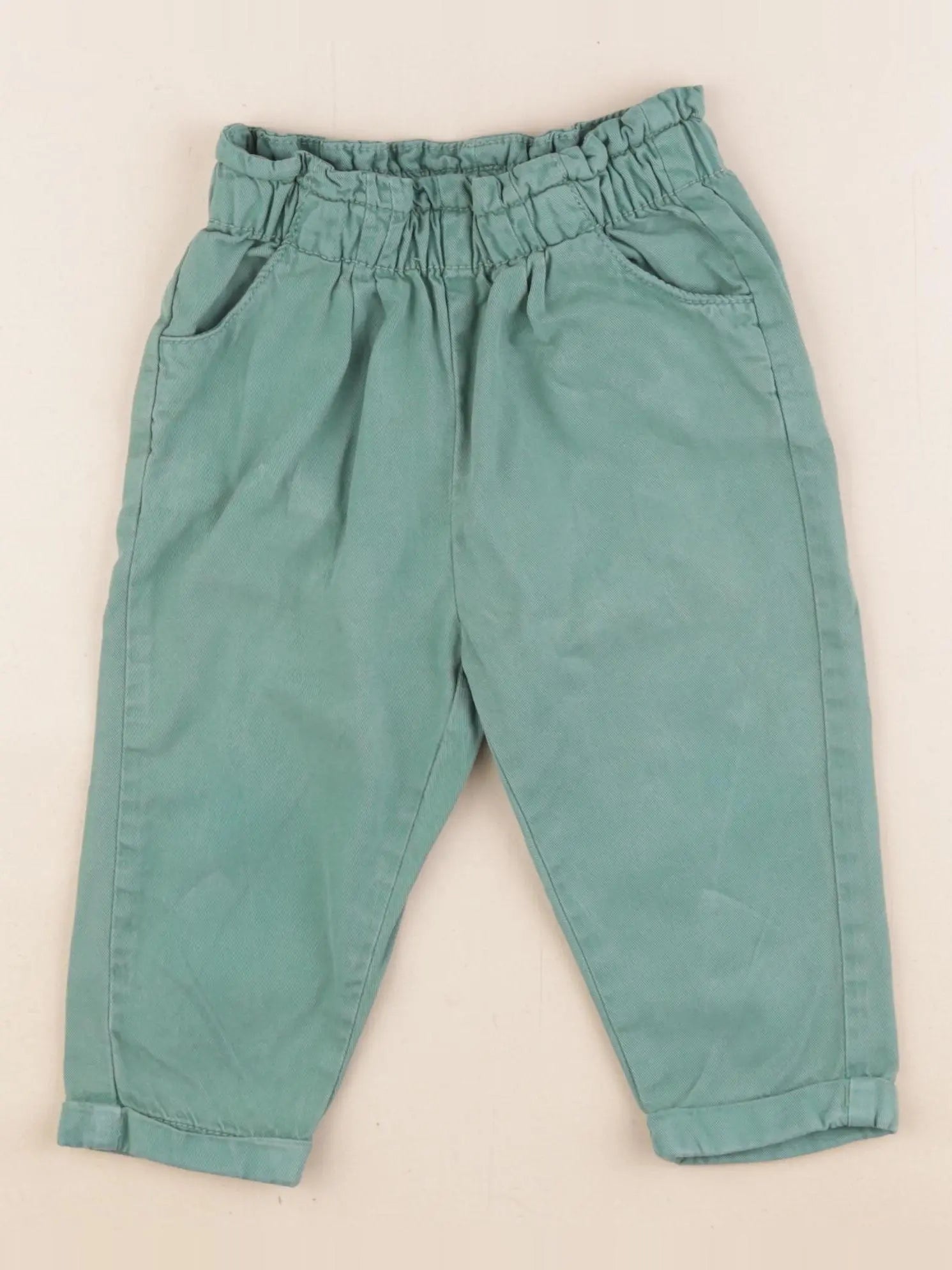 Tape à l'oeil - pantalon vert - 18 mois