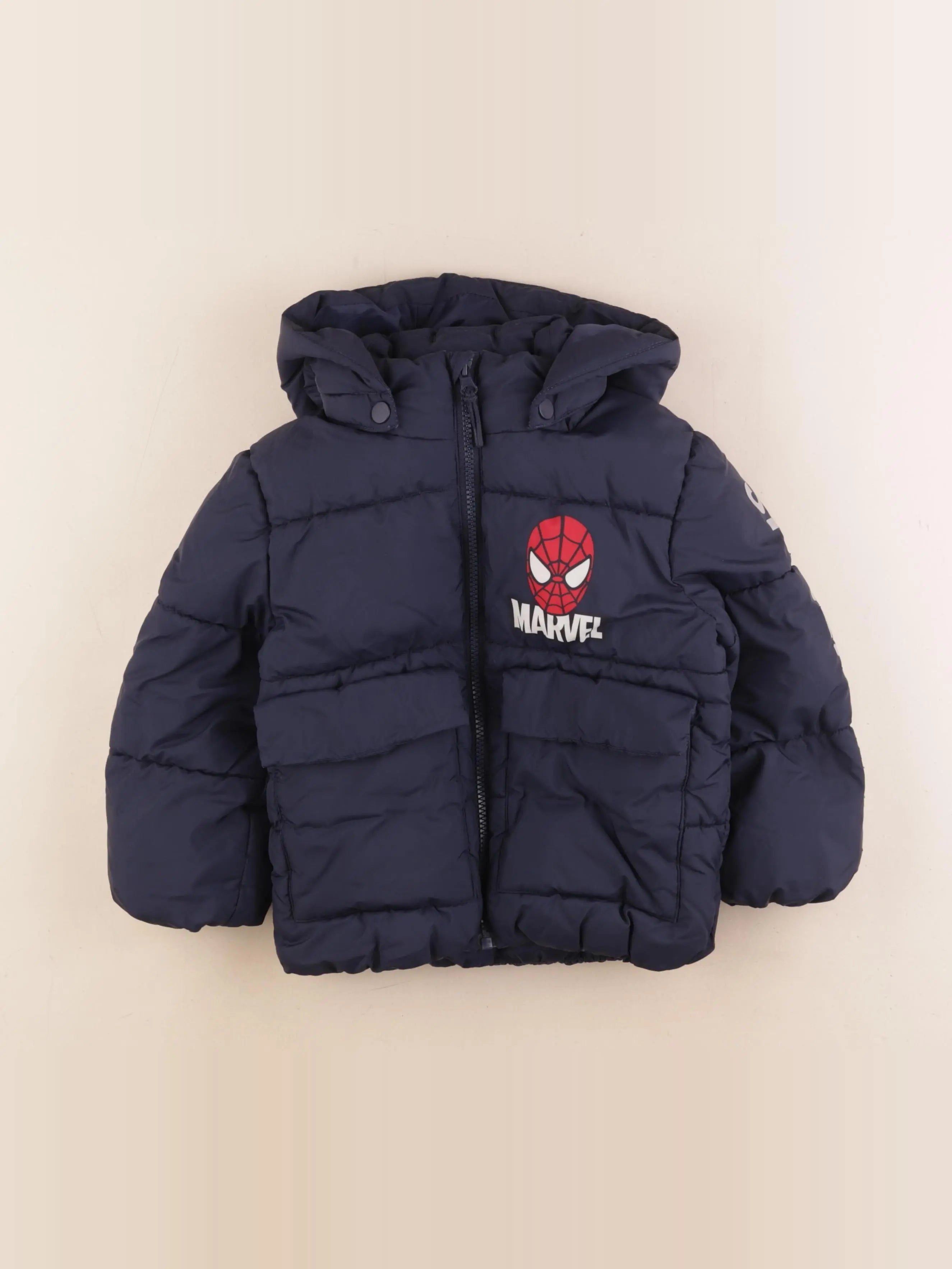 H&M - doudoune bleu - 2/4 ans
