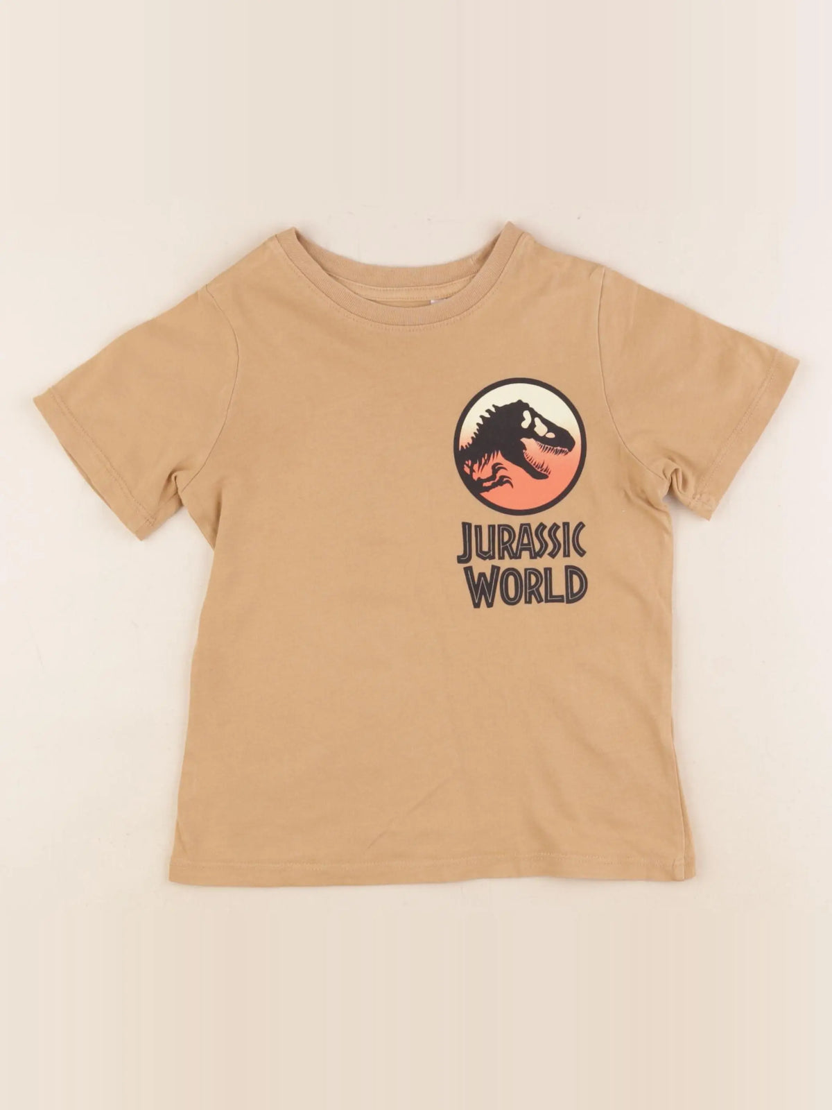 H&M - tee-shirt beige - 2/4 ans