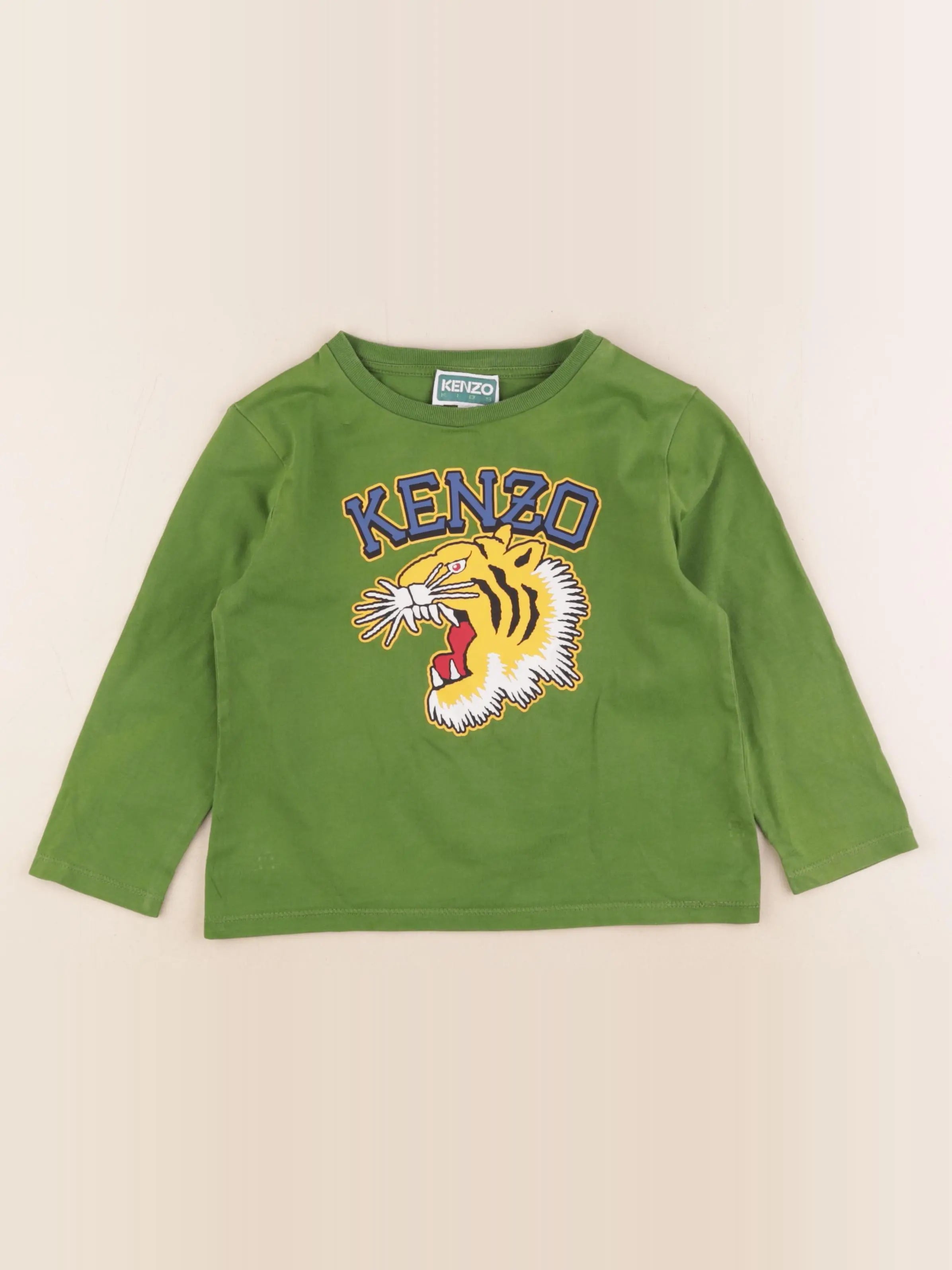 Kenzo - tee-shirt vert - 4 ans