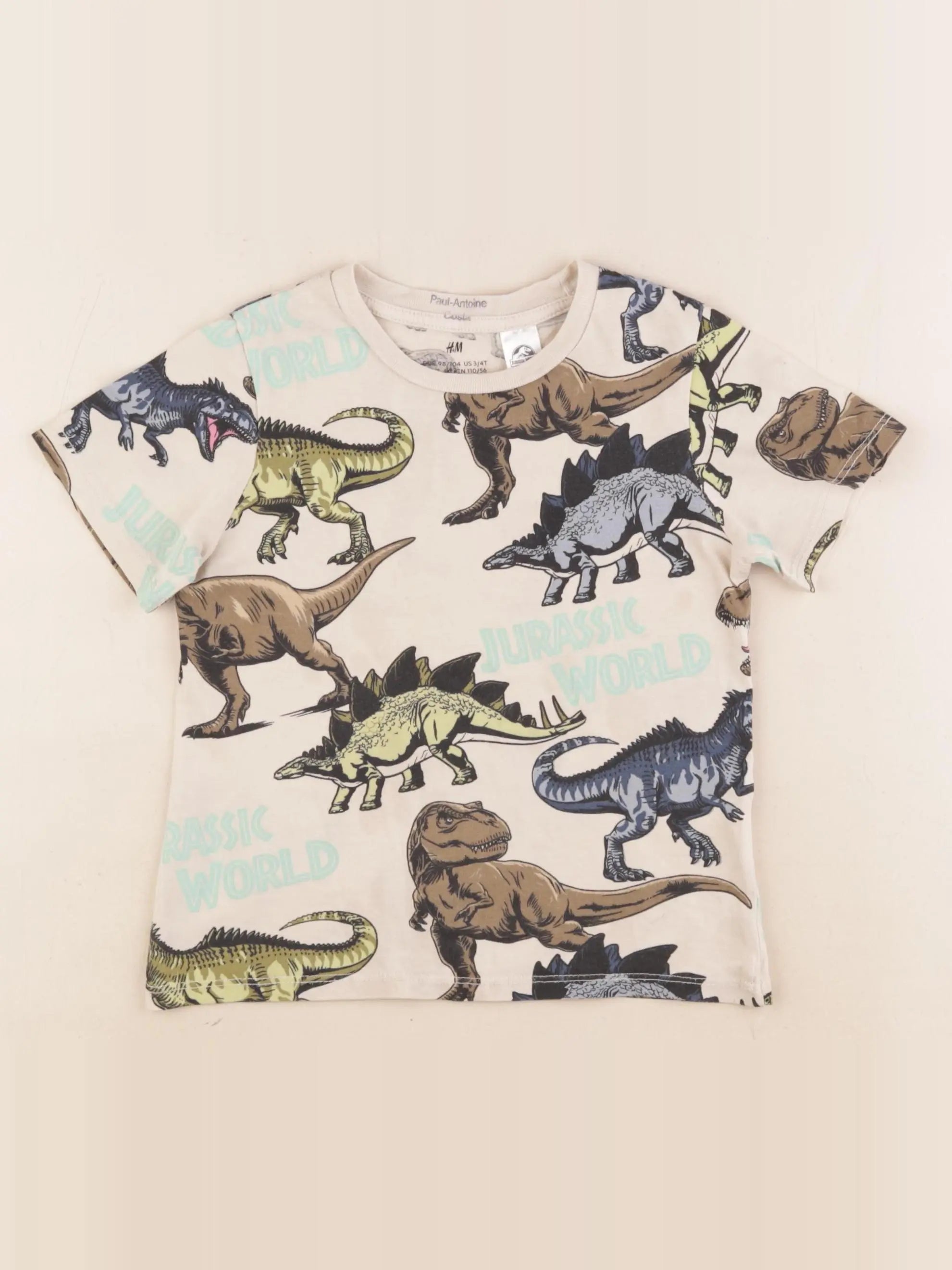 H&M - tee-shirt multicolore - 2/4 ans
