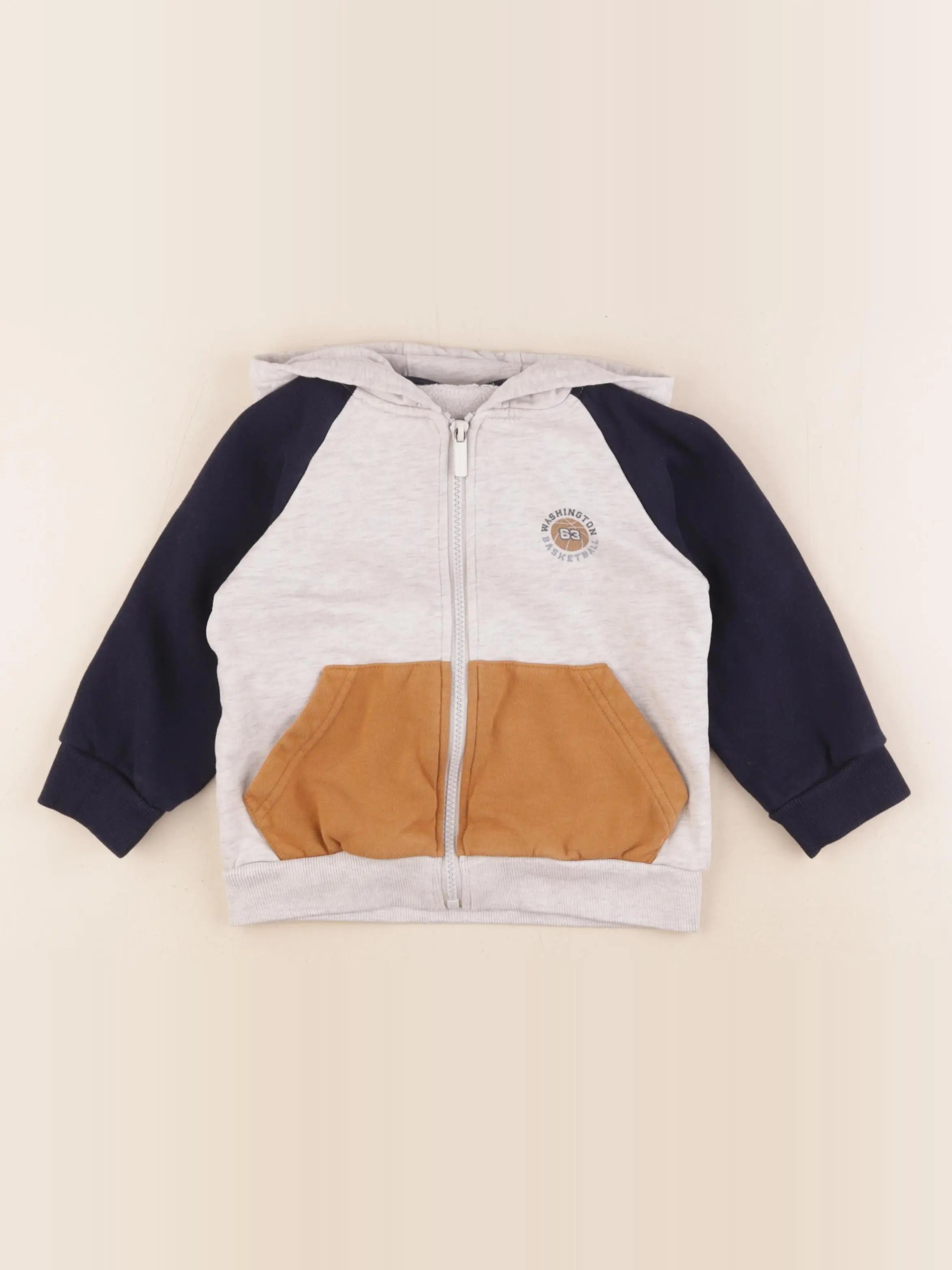 Vertbaudet - sweat multicolore - 4 ans