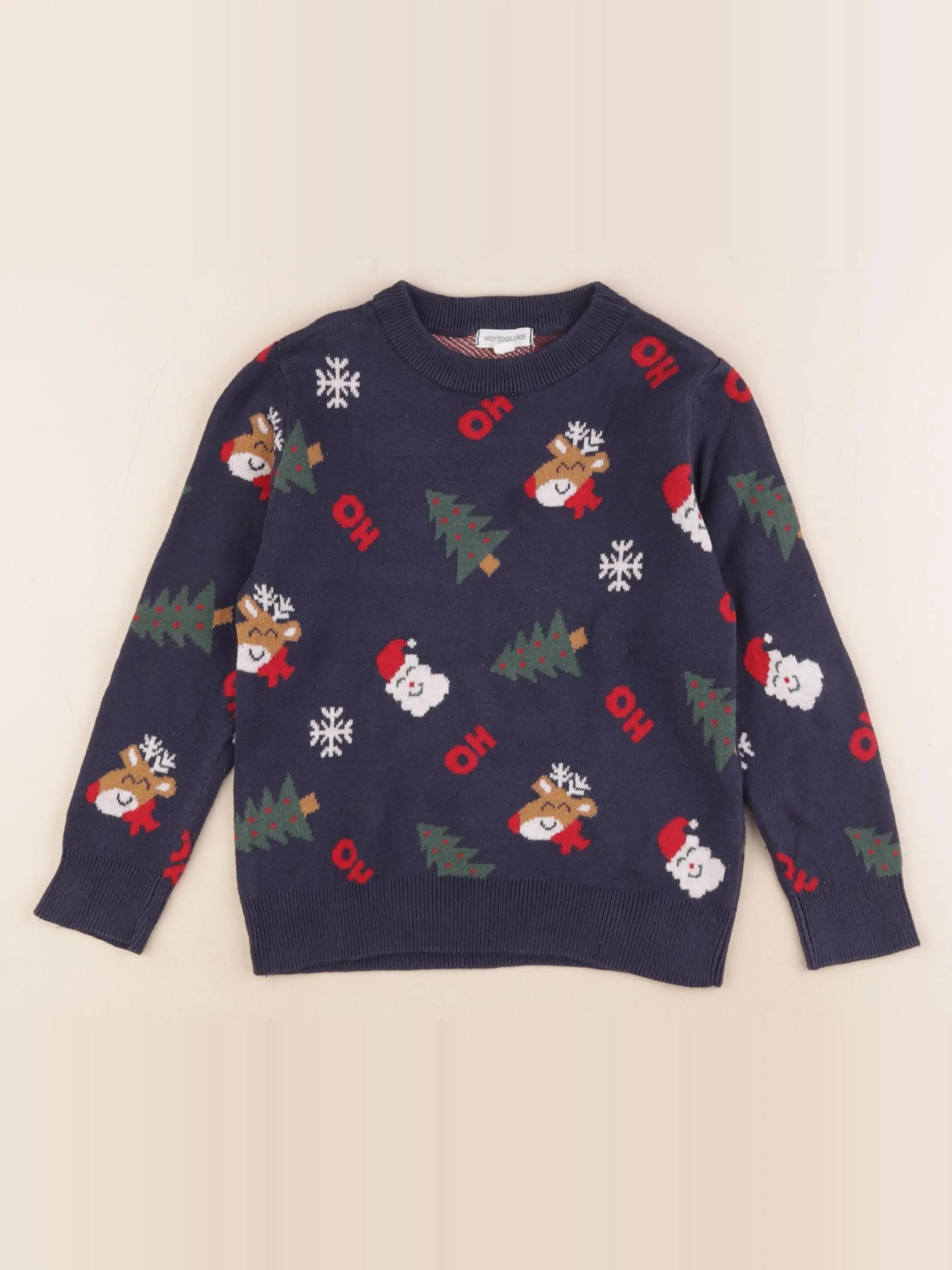 Vertbaudet - pull multicolore - 4 ans