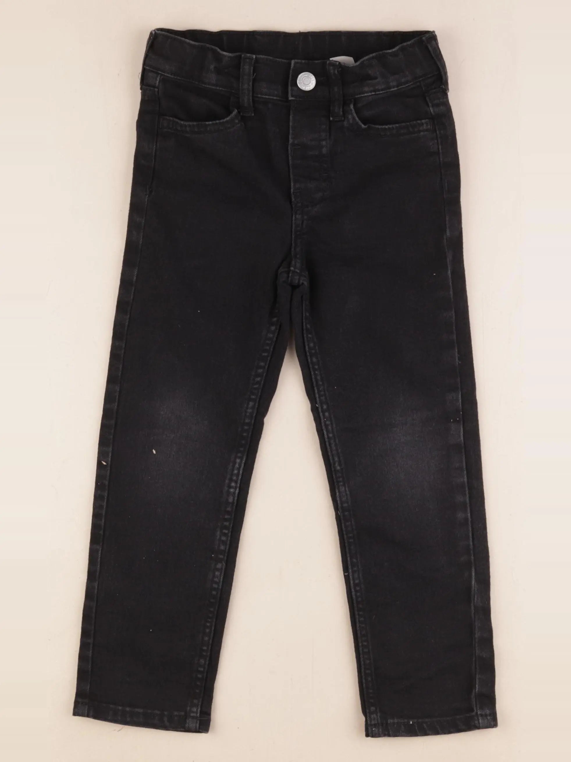 H&M - jean noir - 4/5 ans