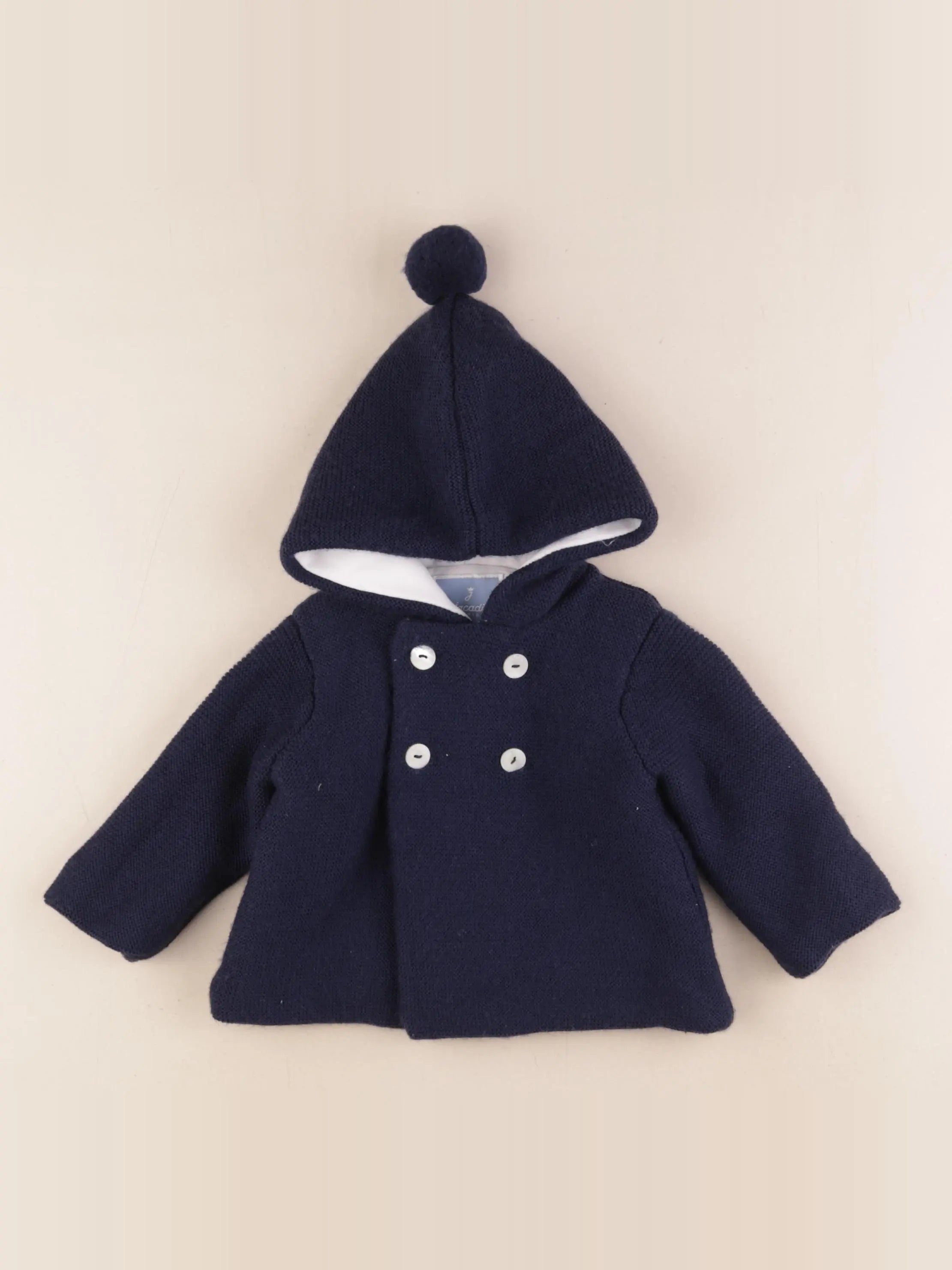 Jacadi - veste bleu - 6 mois