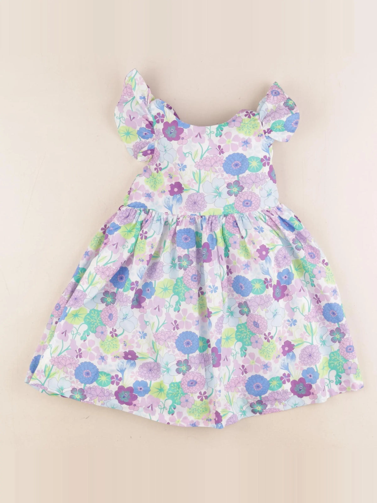 Jacadi - robe liberty multicolore - 36 mois