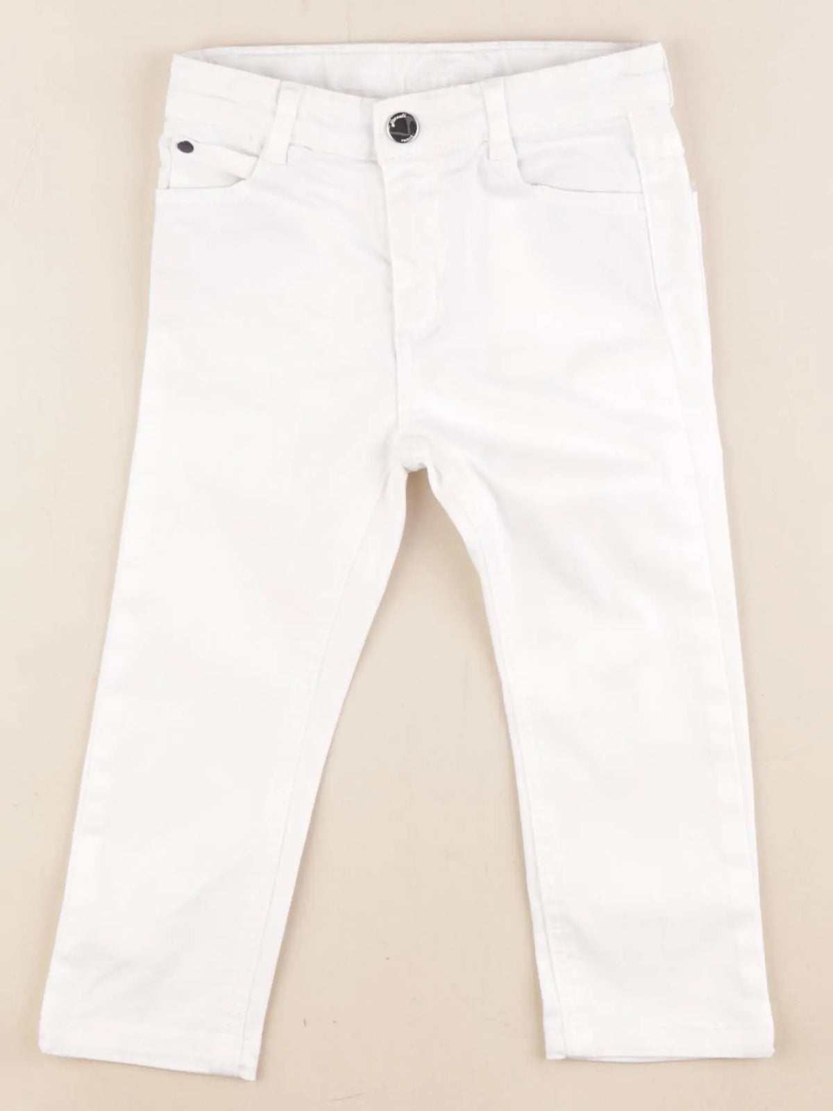 Jacadi - jean blanc - 24 mois