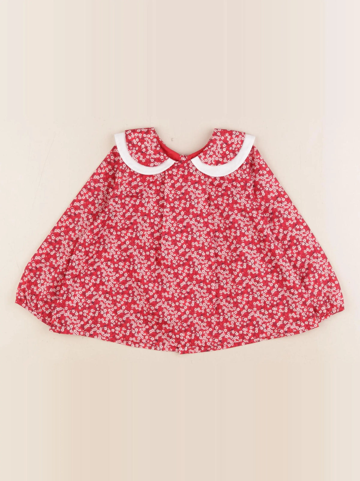 Jacadi - blouse liberty rouge - 24 mois