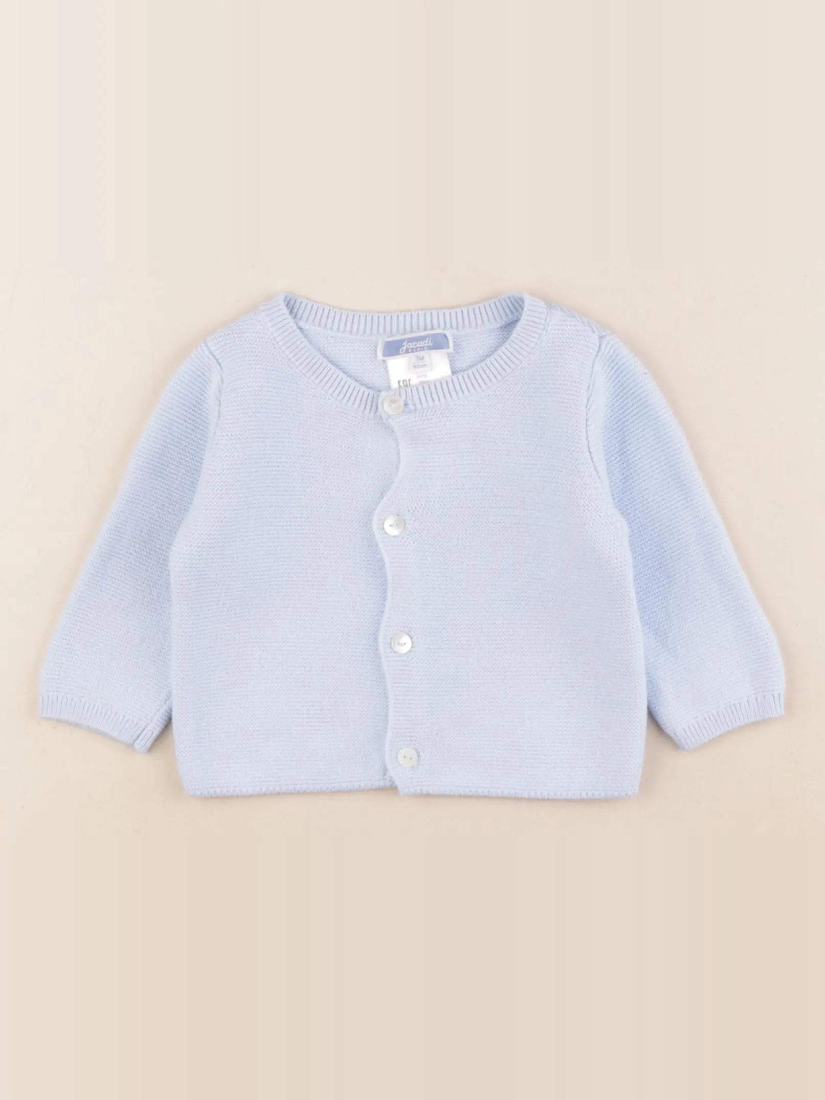 Jacadi - gilet bleu - 3 mois