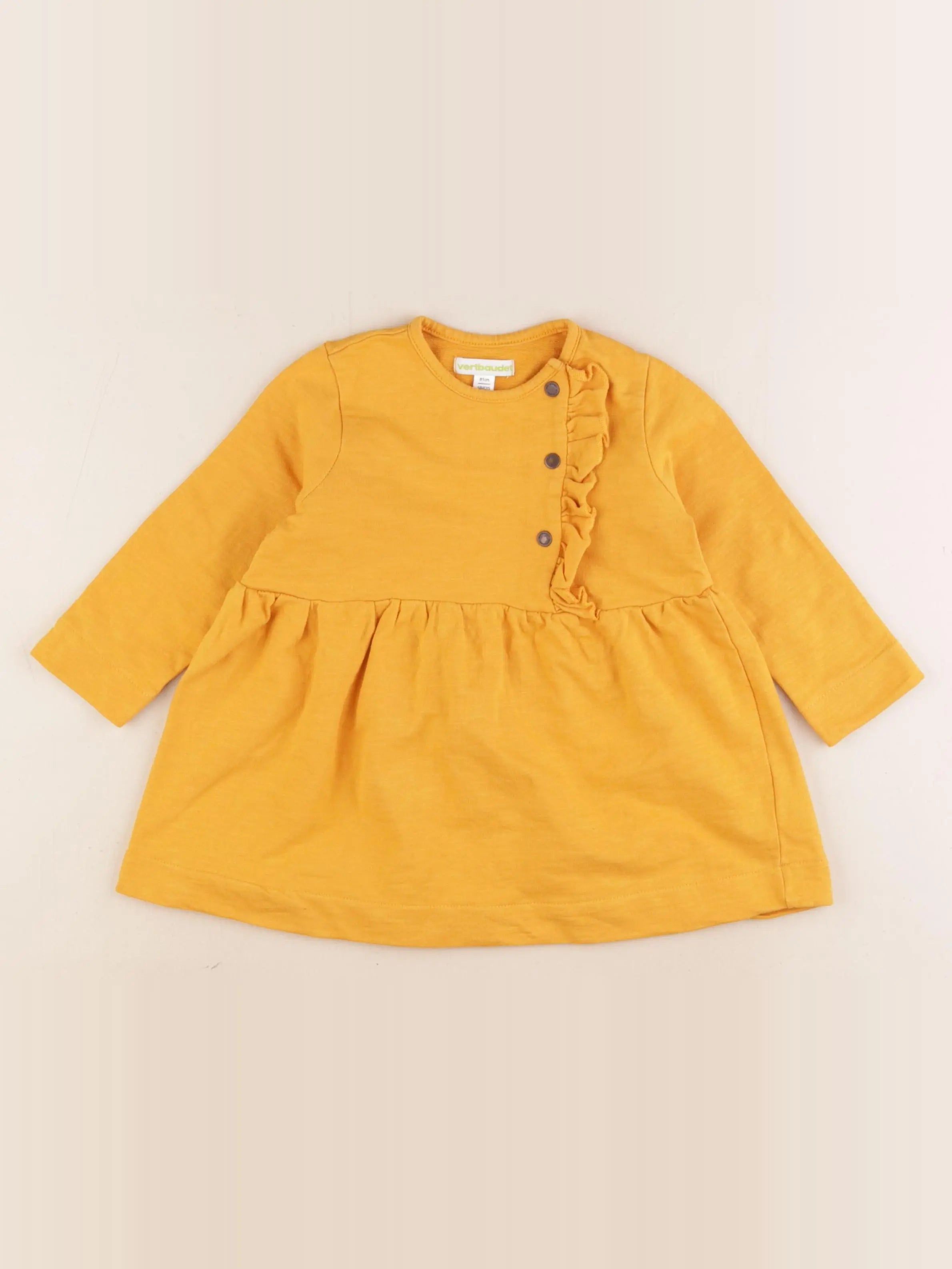 Vertbaudet - robe jaune - 18 mois