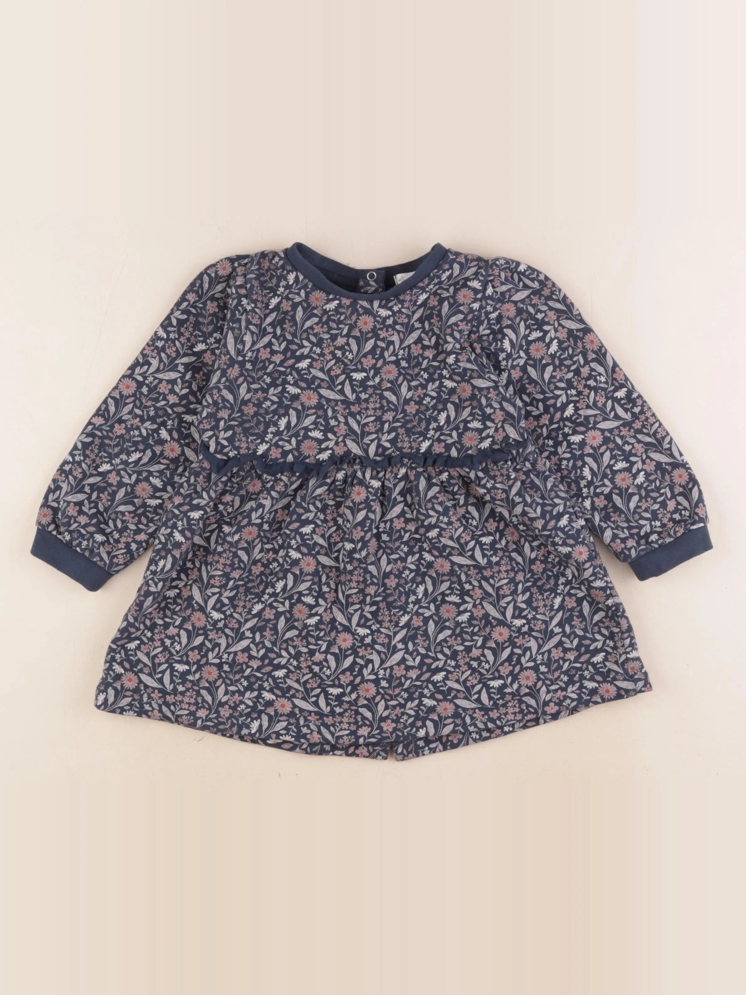 Vertbaudet - robe multicolore - 24 mois